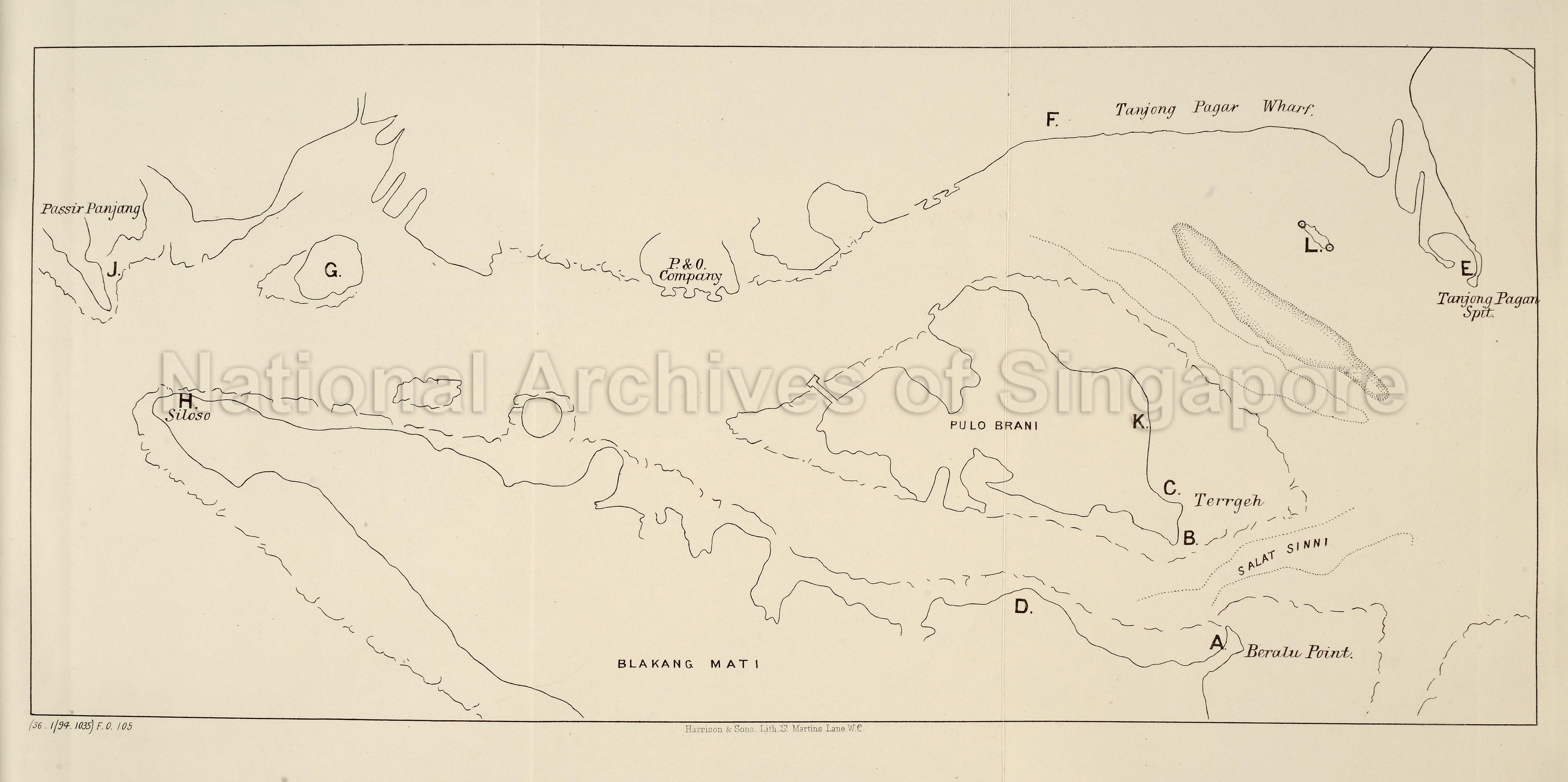 Tanjong Pagar, Pulau Brani and Pulau Blakang Mati