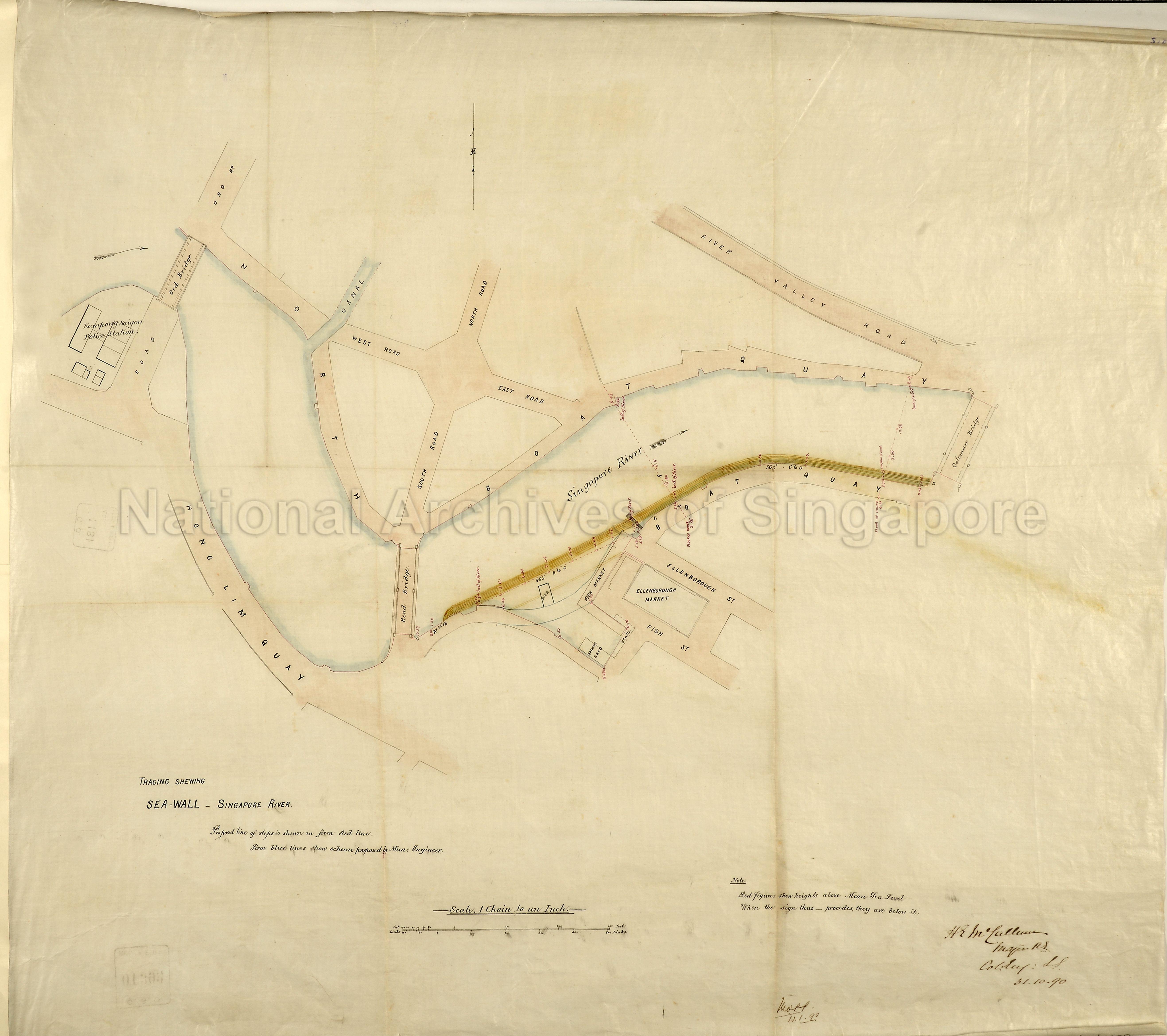 Plan of the Singapore River