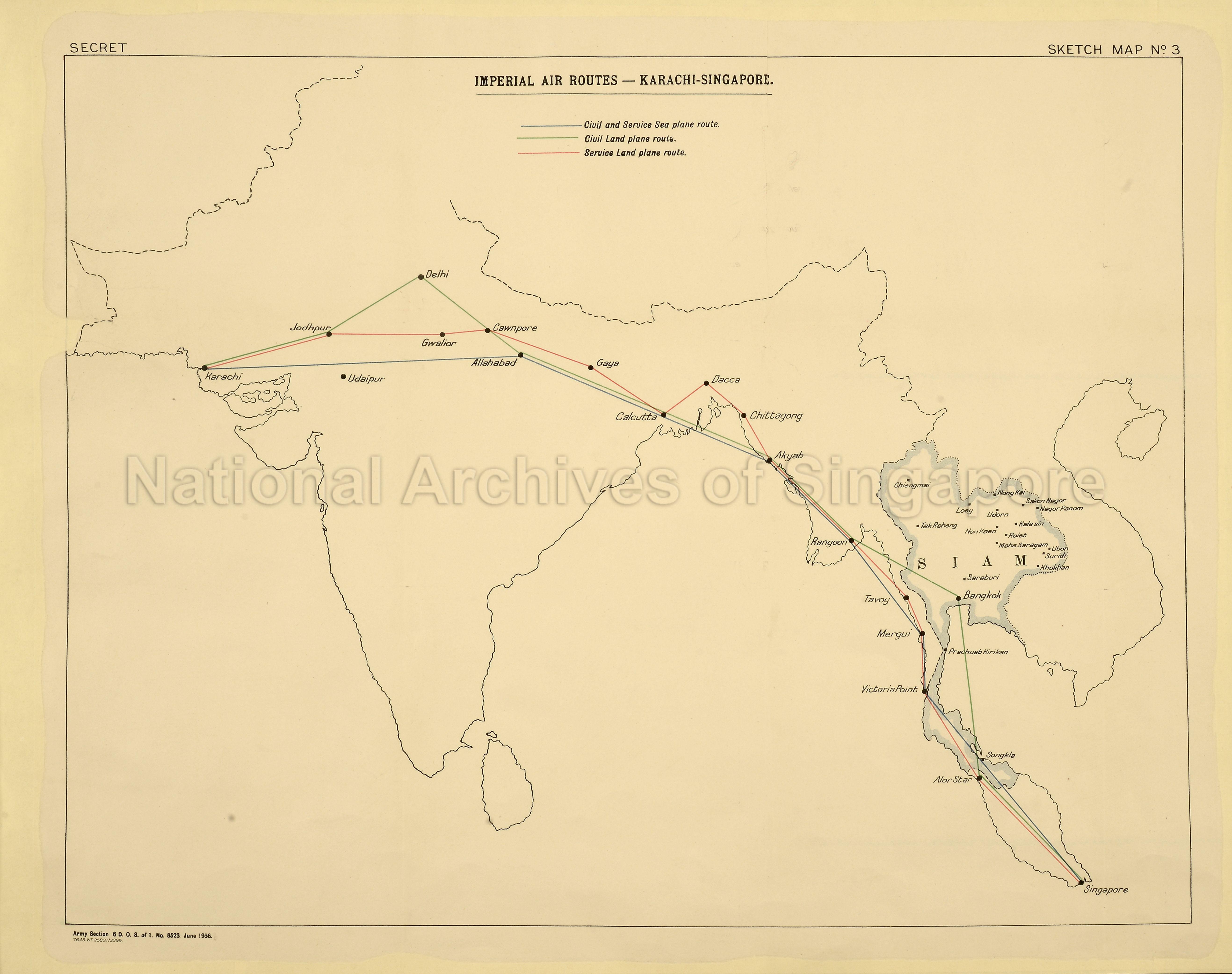 Karachi-Singapore: Imperial Air Routes