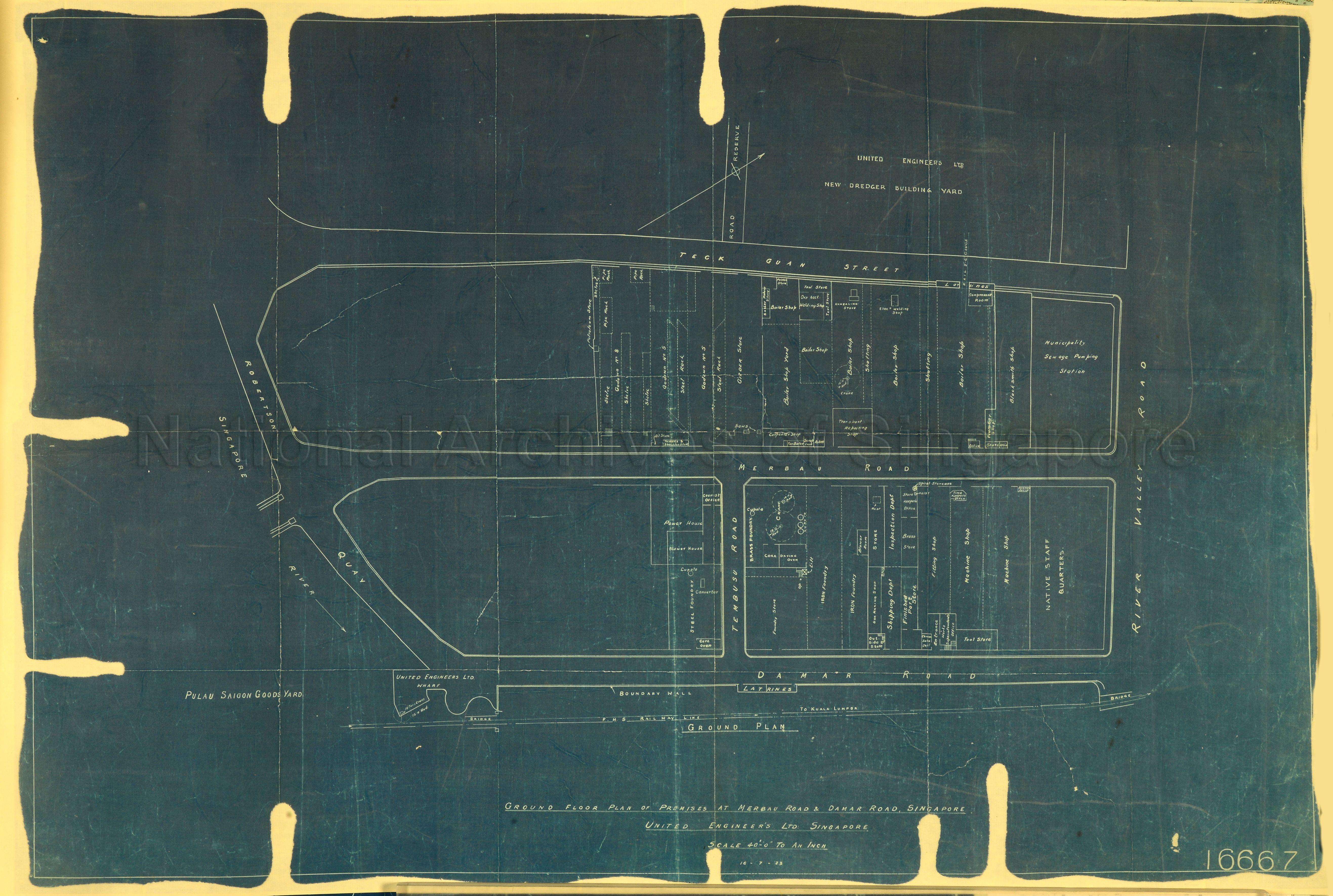 Plans of premises in Merbau Road and Damar Road