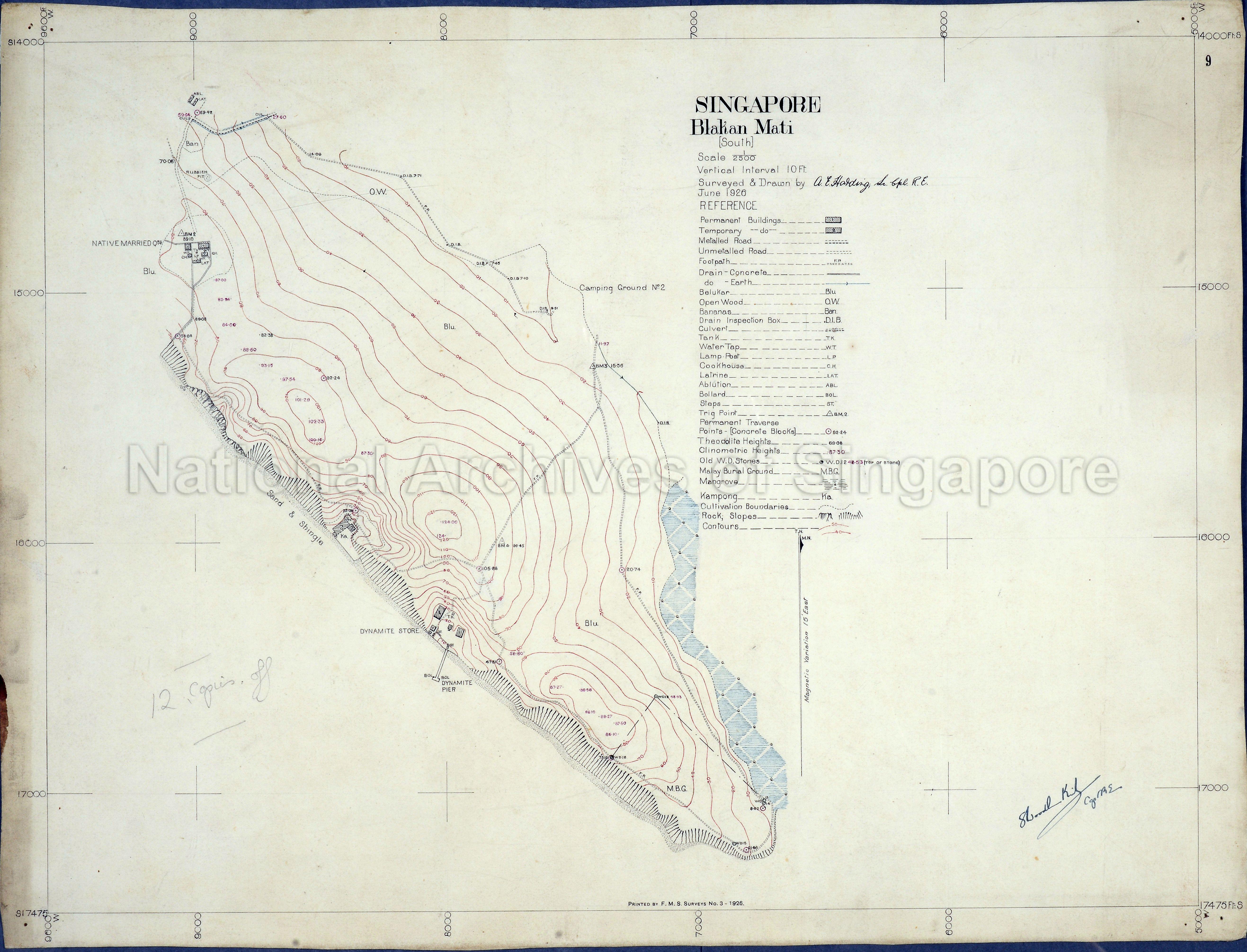 Blakang Mati: a contoured plan