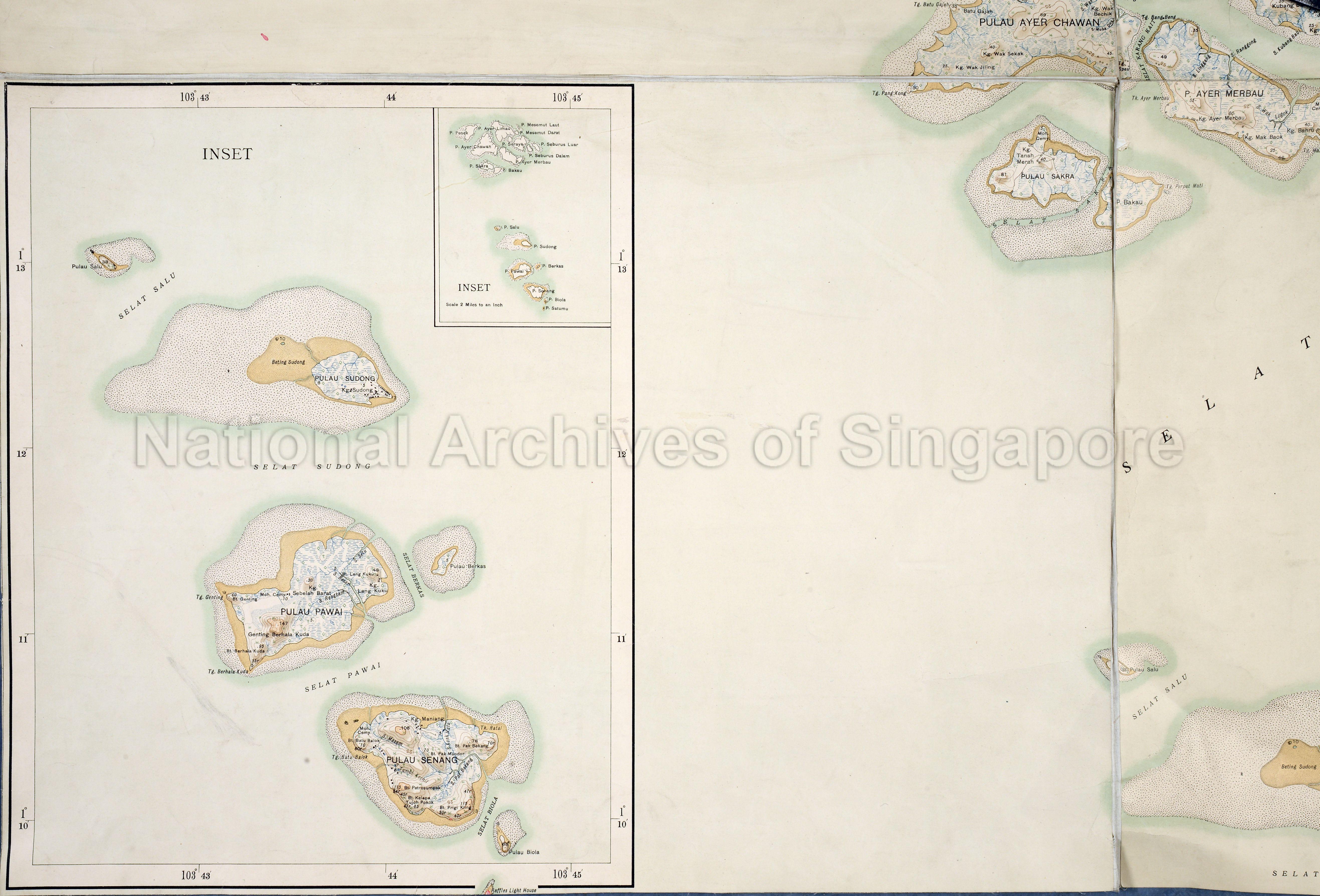 Singapore: Pulau Sudong, Pulau Pawai and other off-shore  …
