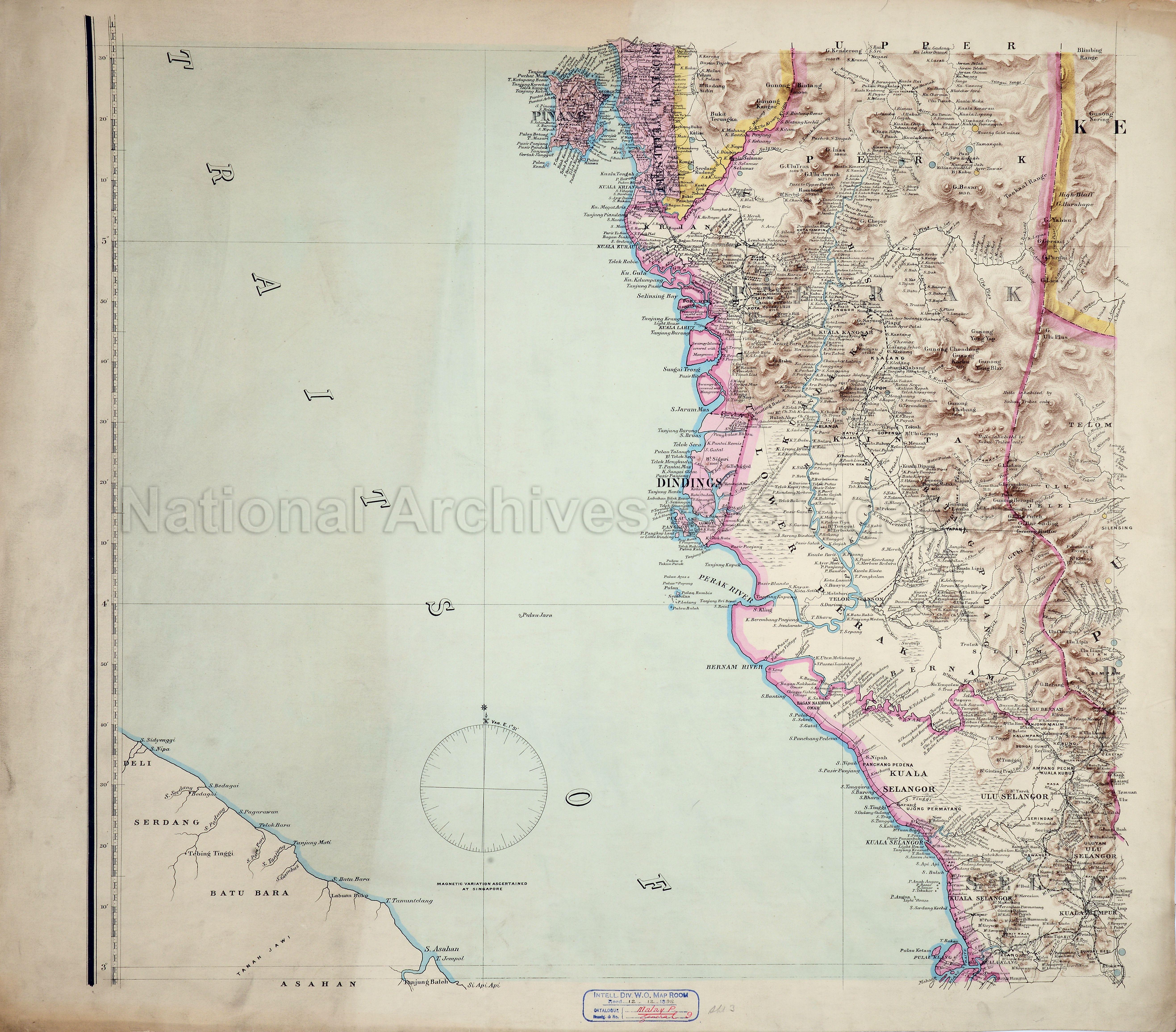 Malay Peninsula: between Penang and Kuala Lumpur