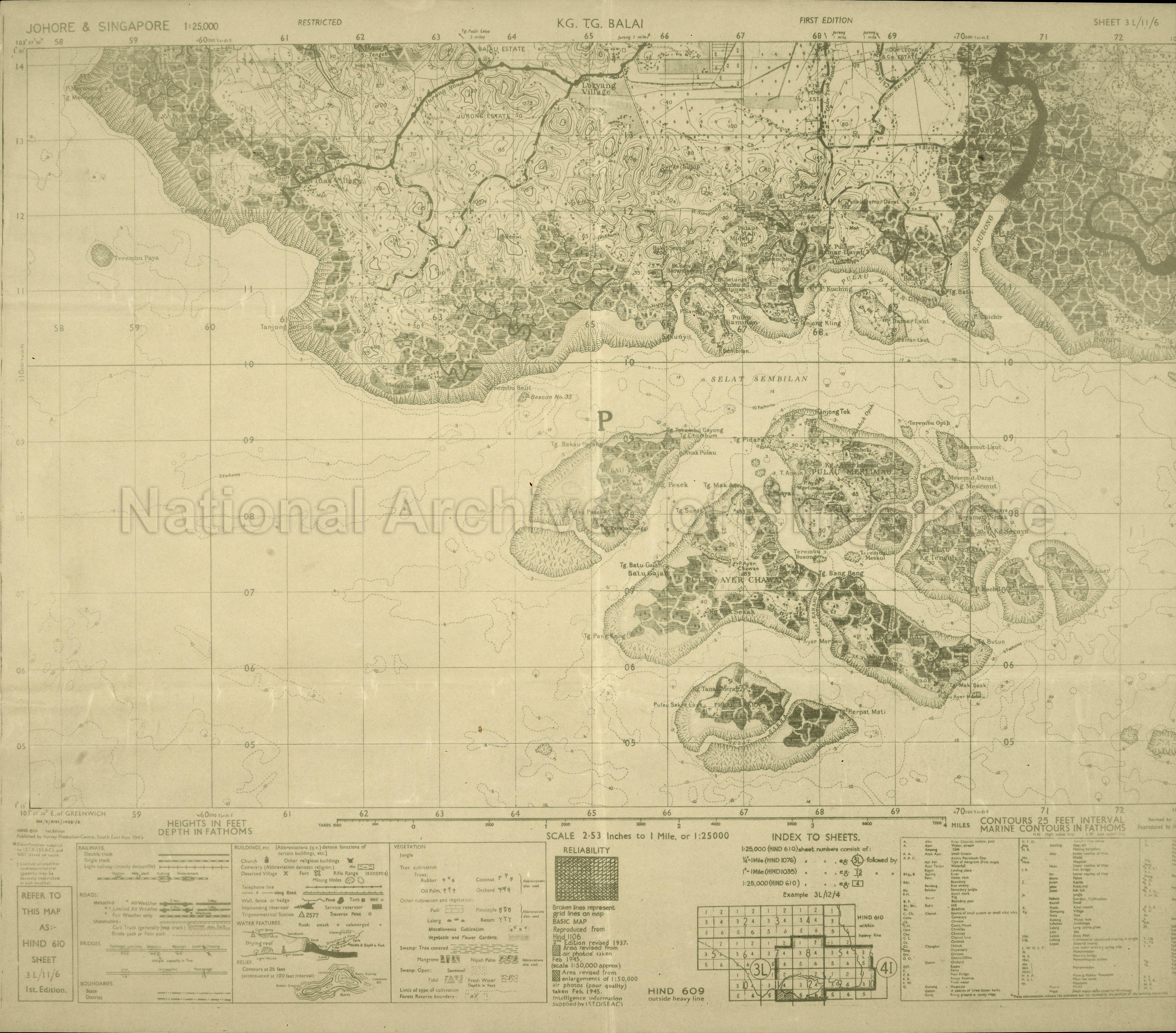 Pulau Merlimau and other islands