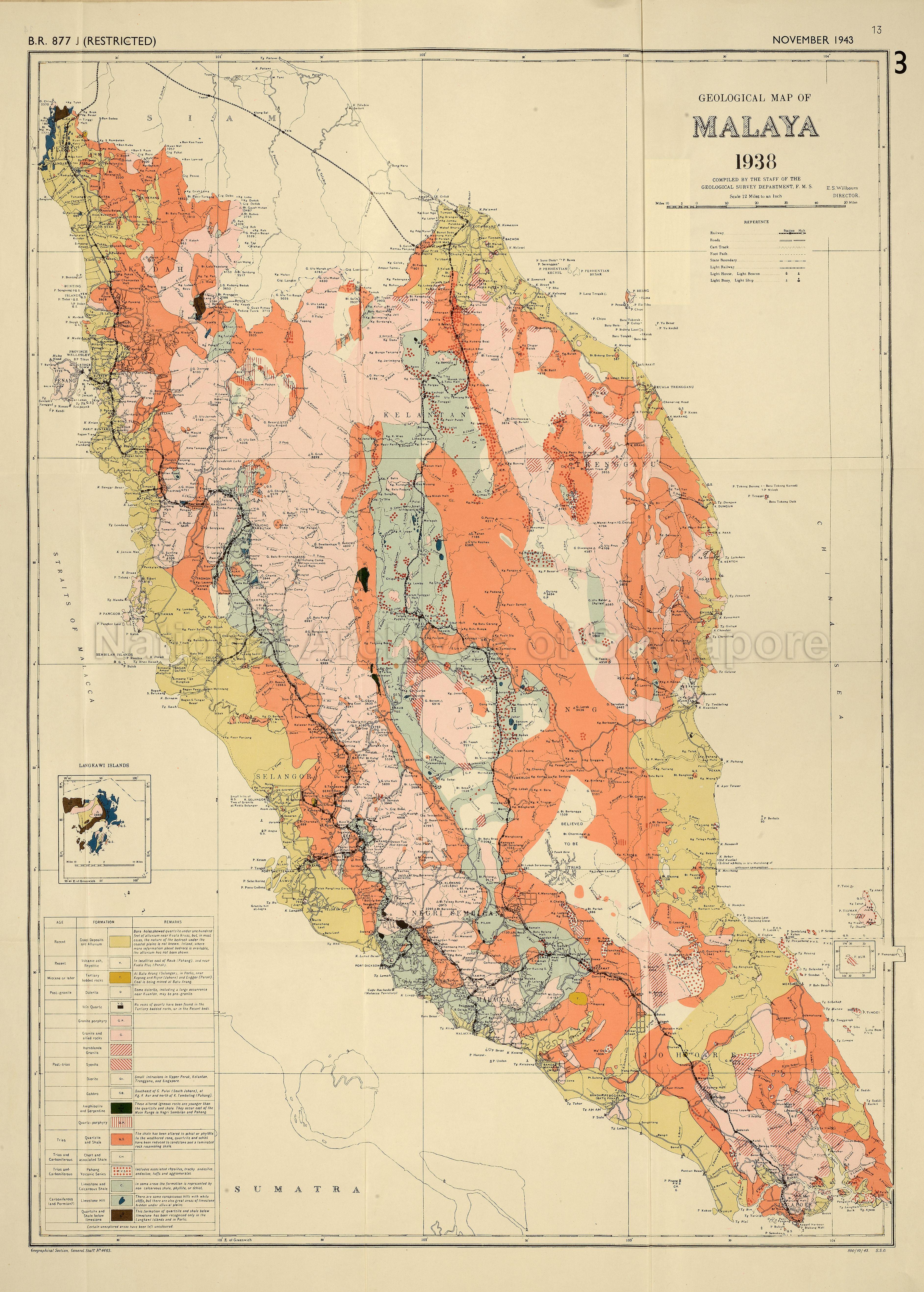 Malaya: a geological map
