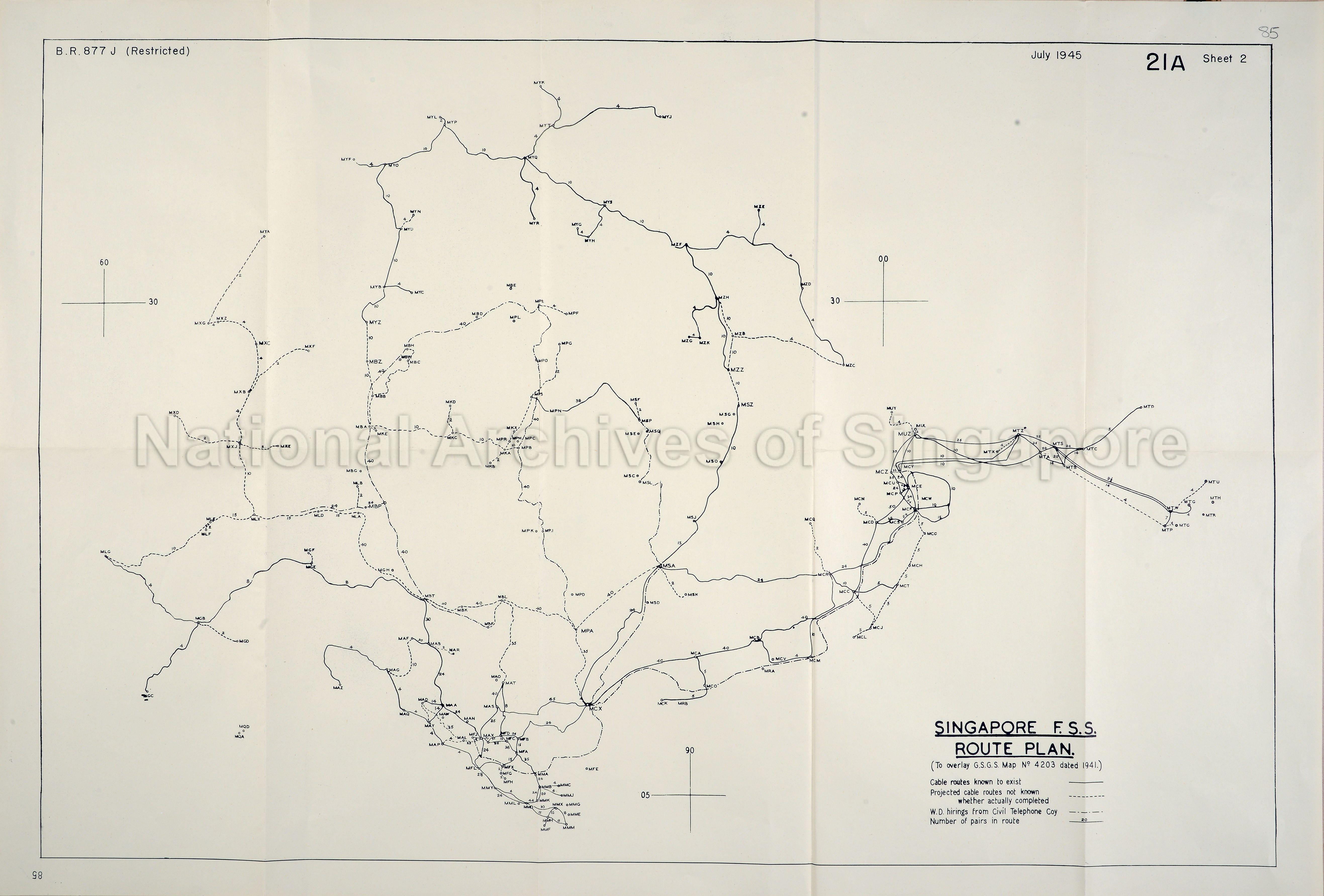 Singapore F.S.S. Route Plan