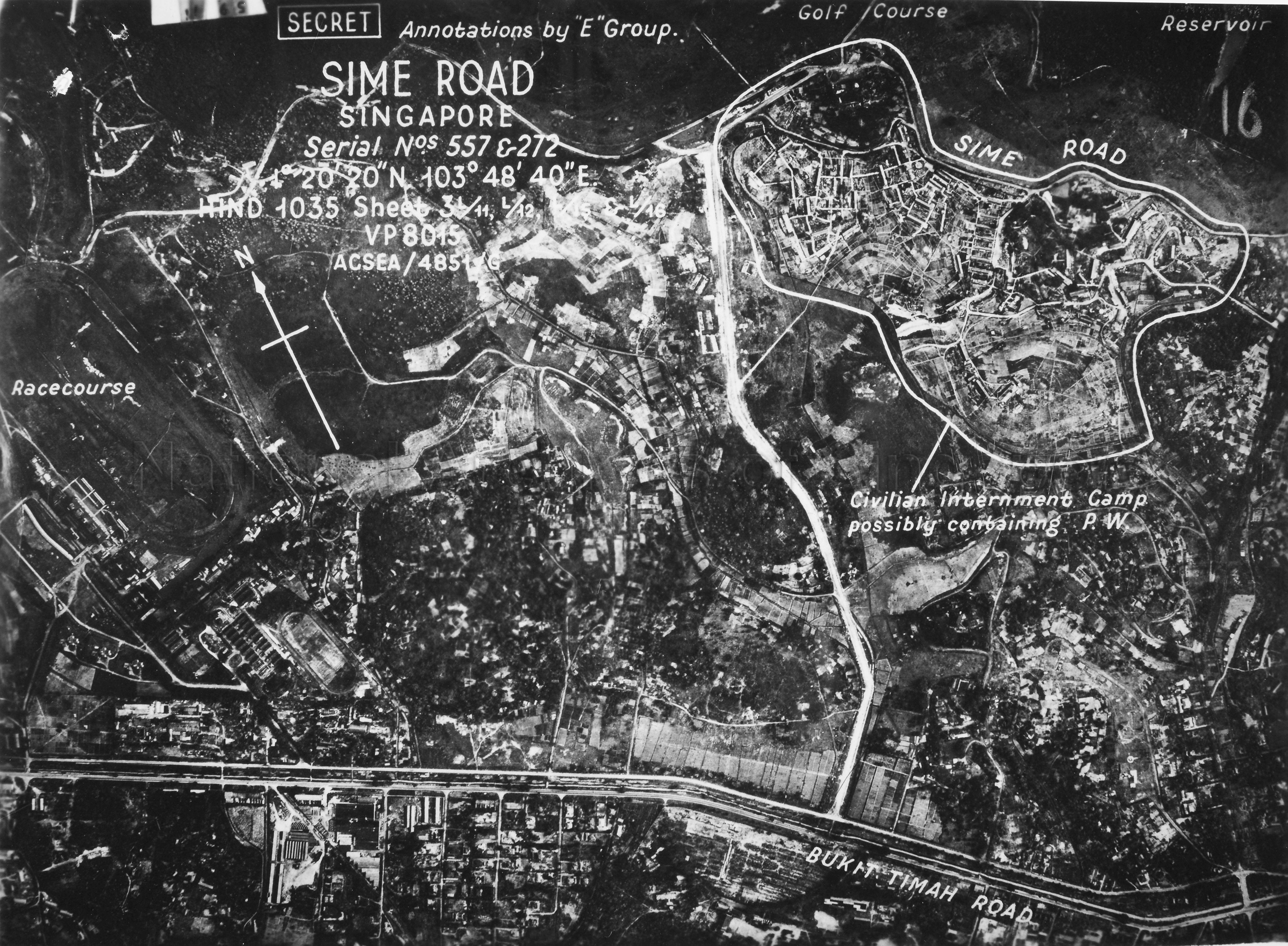 Sime Road (Internment Camp): a photomap