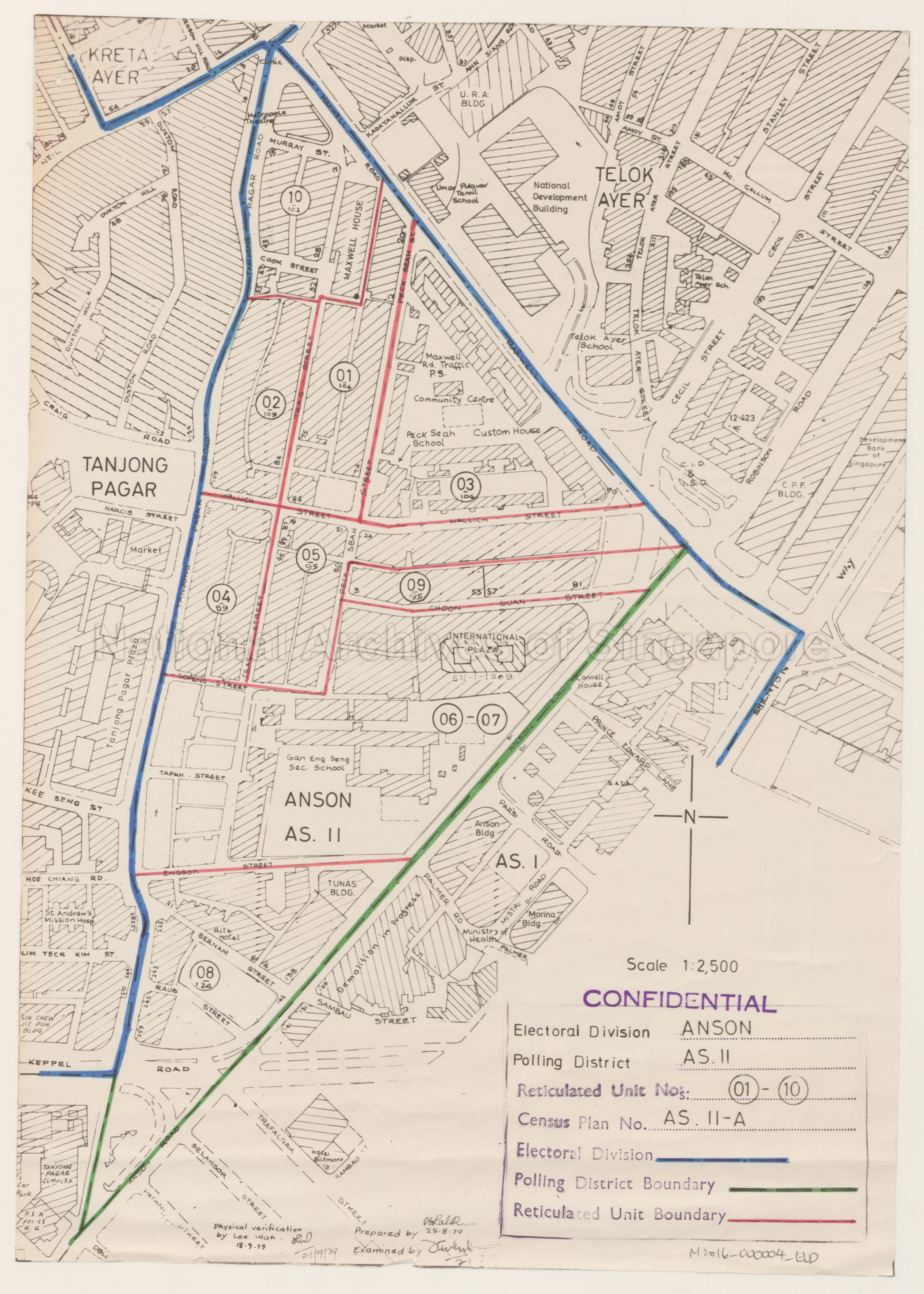 Electoral boundary map - Anson