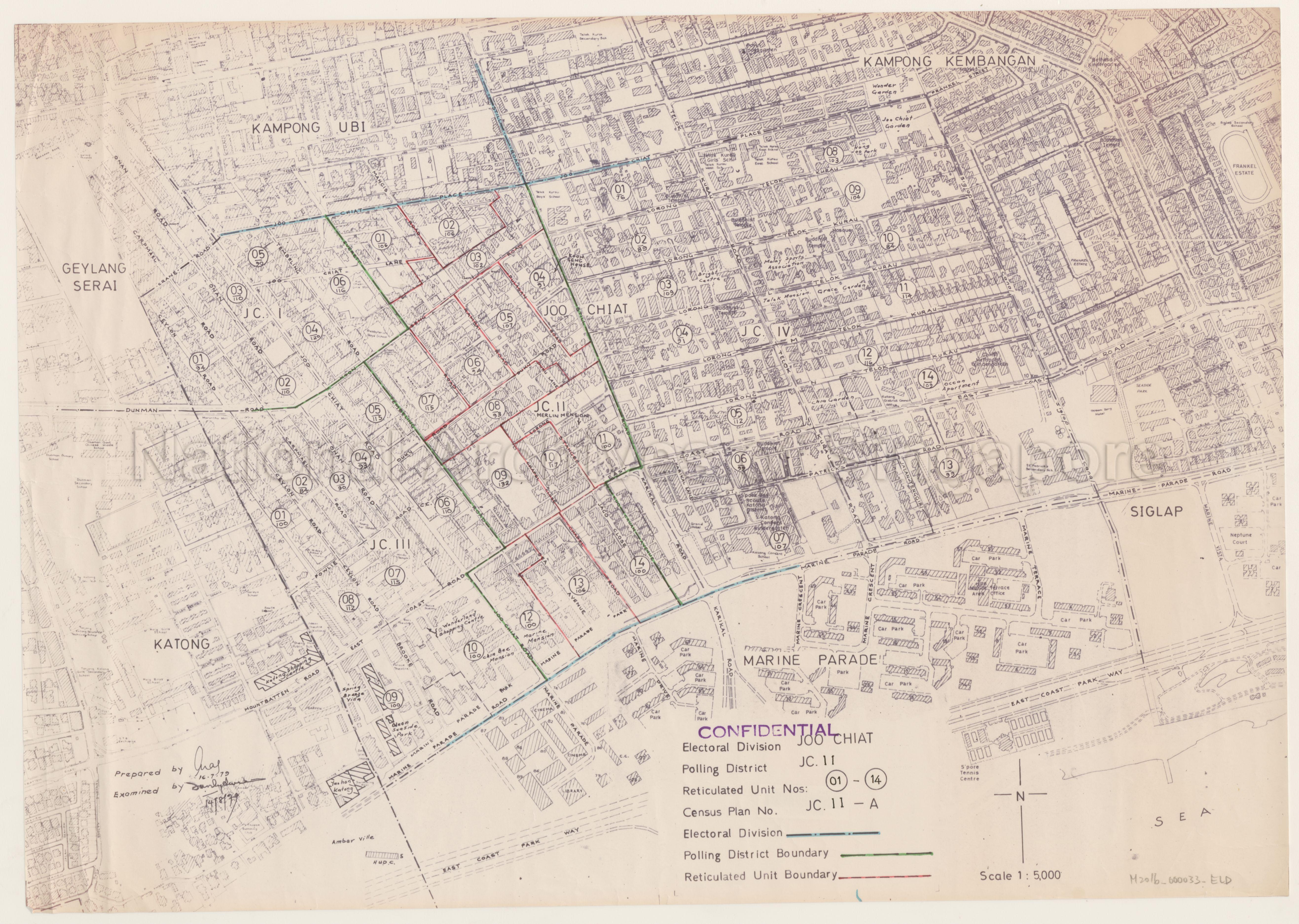 Electoral boundary map - Joo Chiat