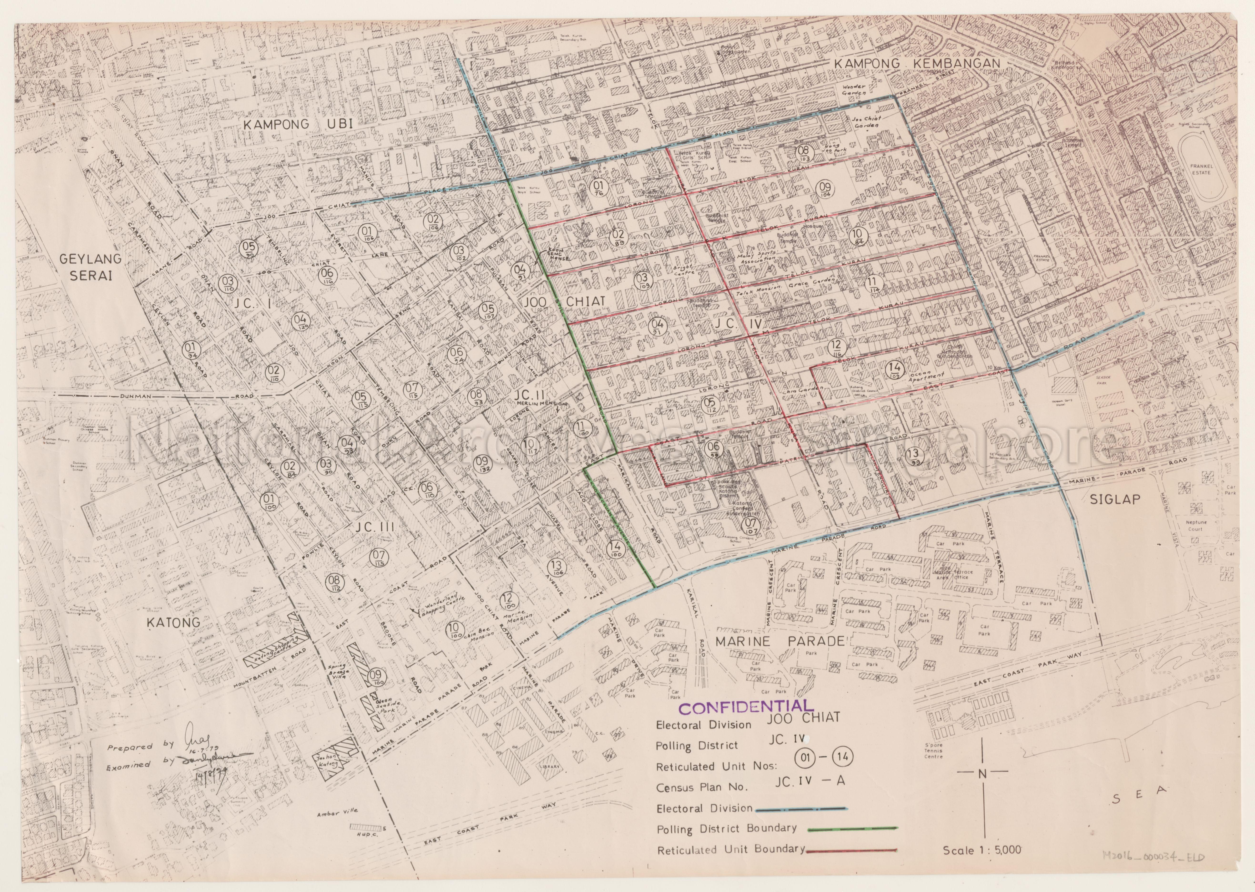 Electoral boundary map - Joo Chiat