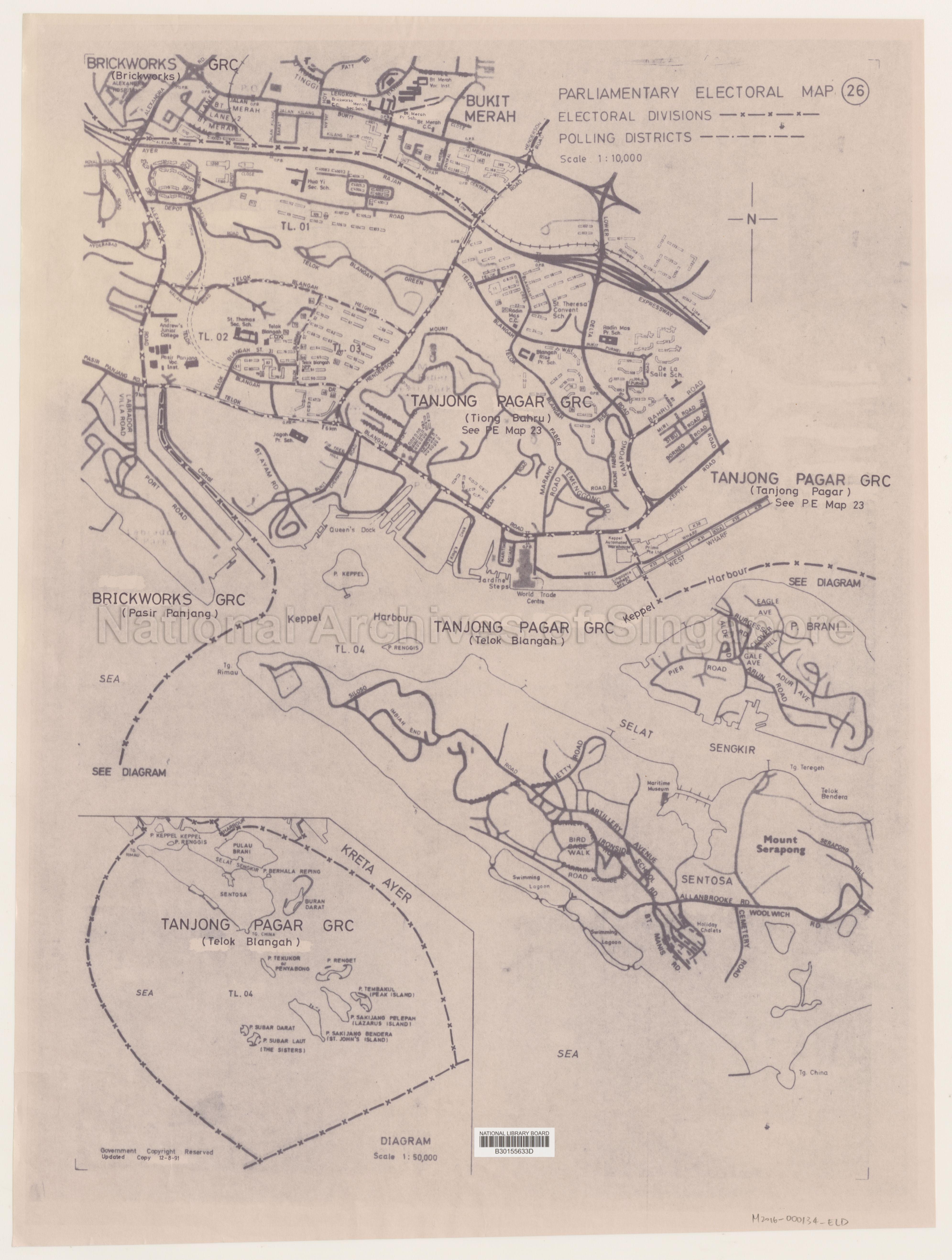Tanjong Pagar Grc Map Electoral Boundary Map - Tanjong Pagar Grc