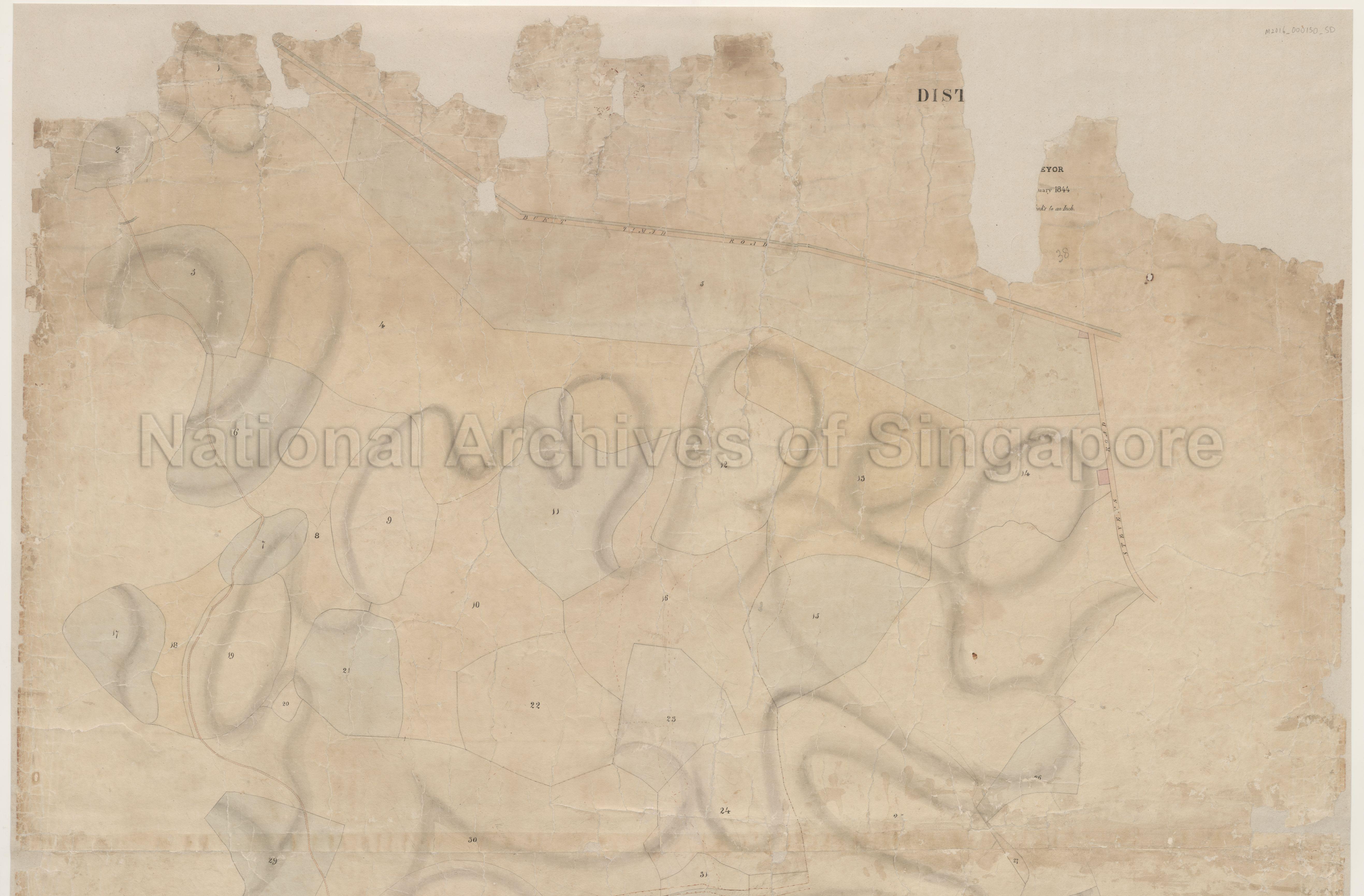 Map of area bounded by Tanglin Road, Bukit Timah Road and  …