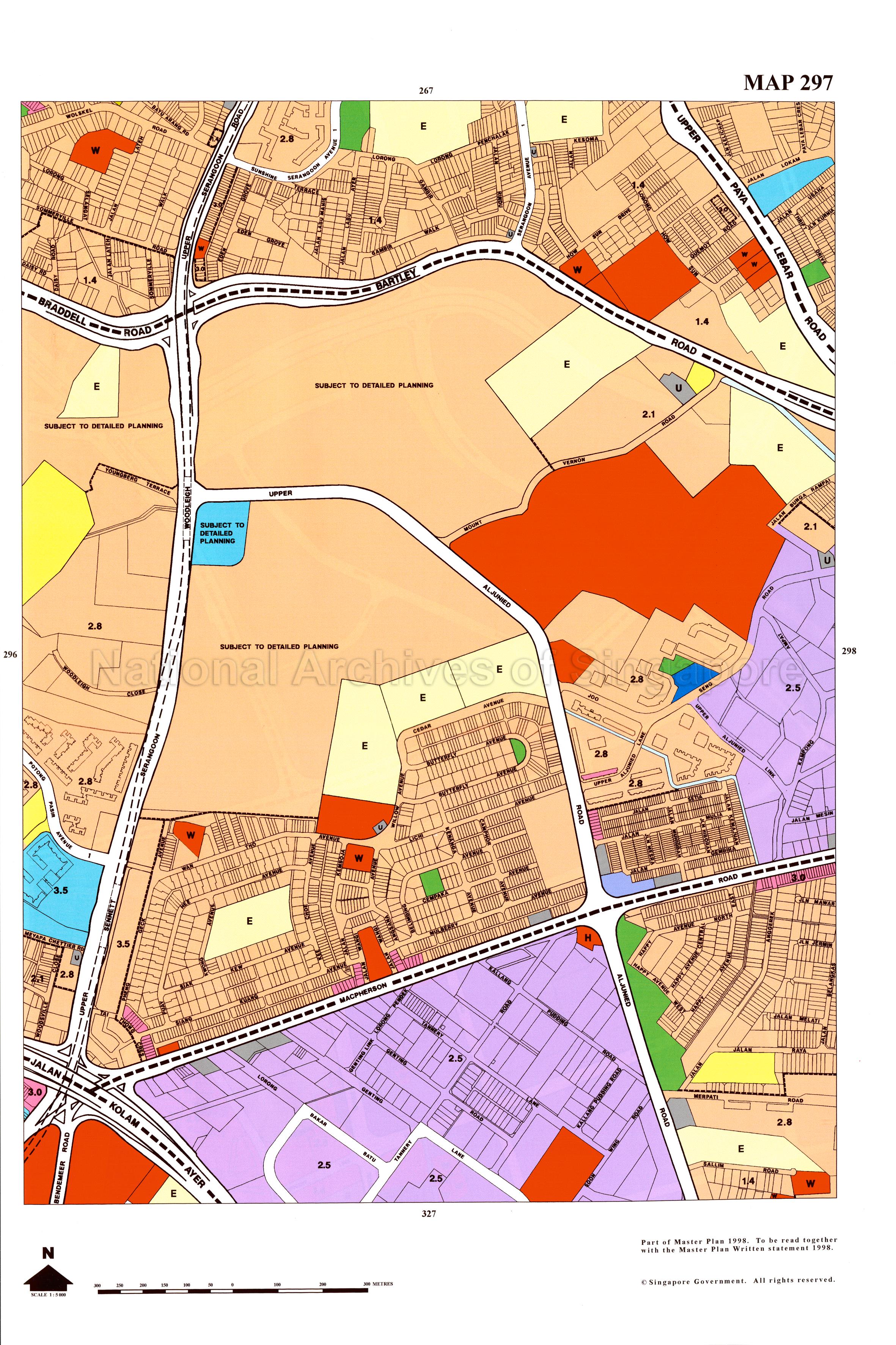 Master Plan 1998 Volume 2: Map 297