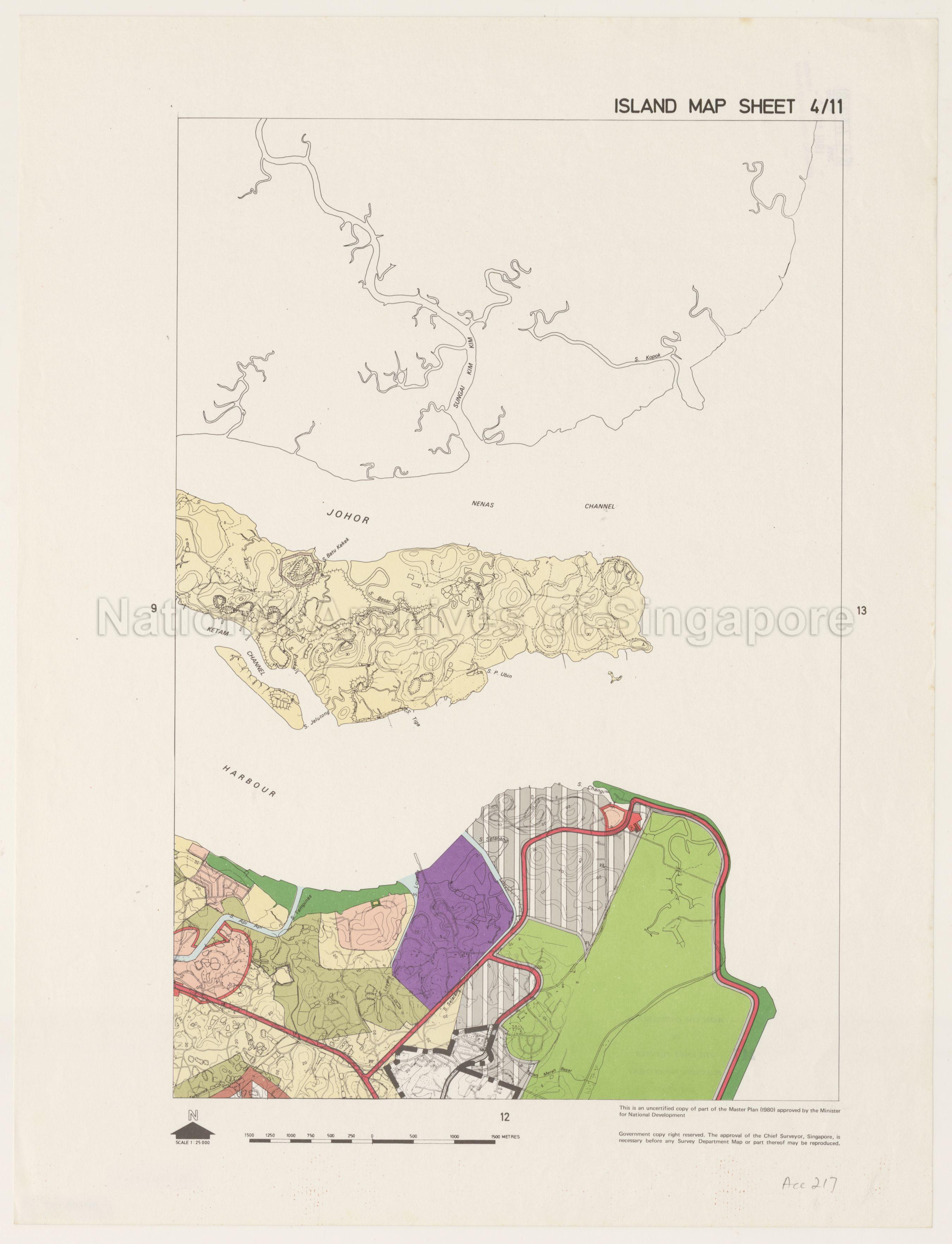 1980 Master Plan: Island Map Sheet 4/11