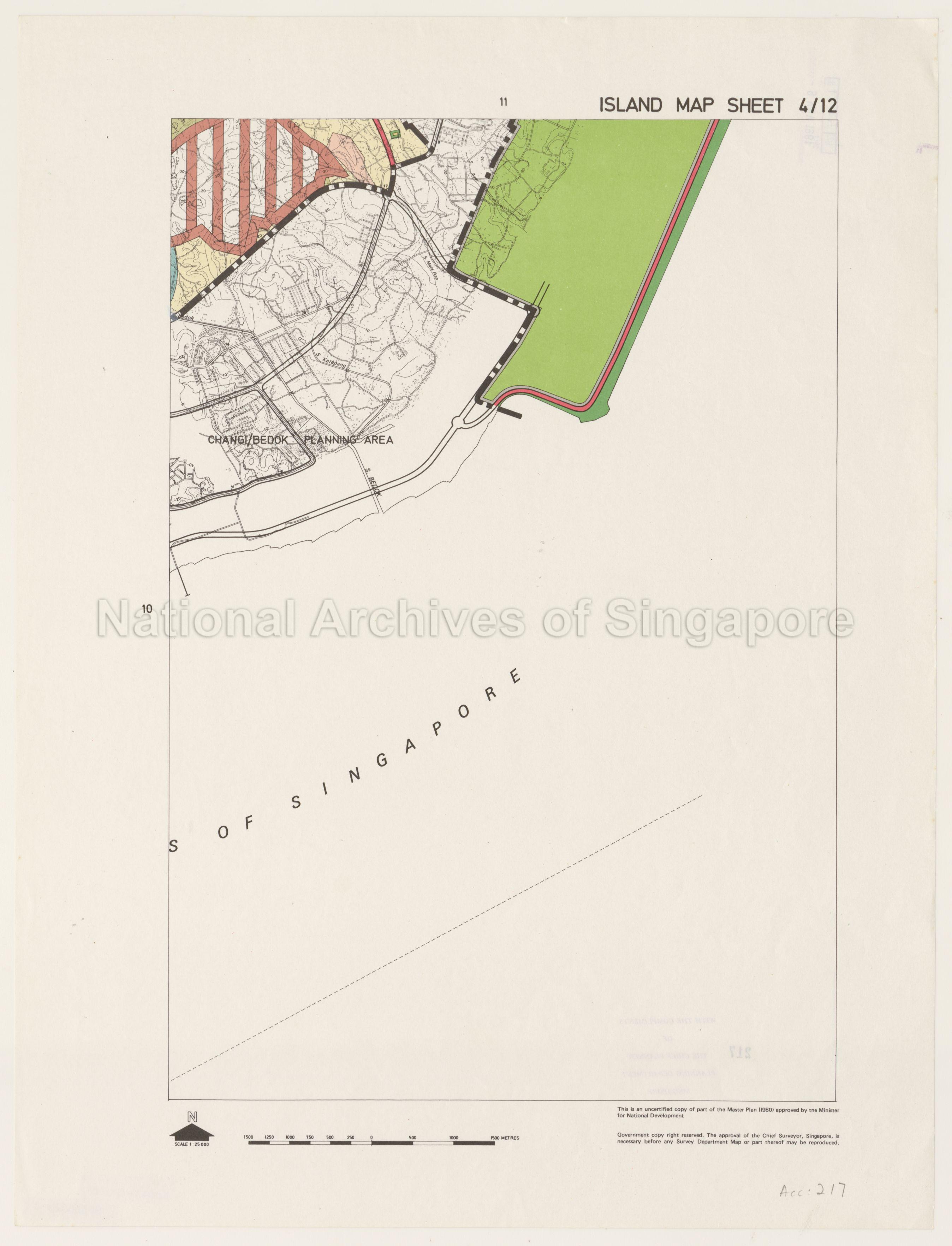 1980 Master Plan: Island Map Sheet 4/12