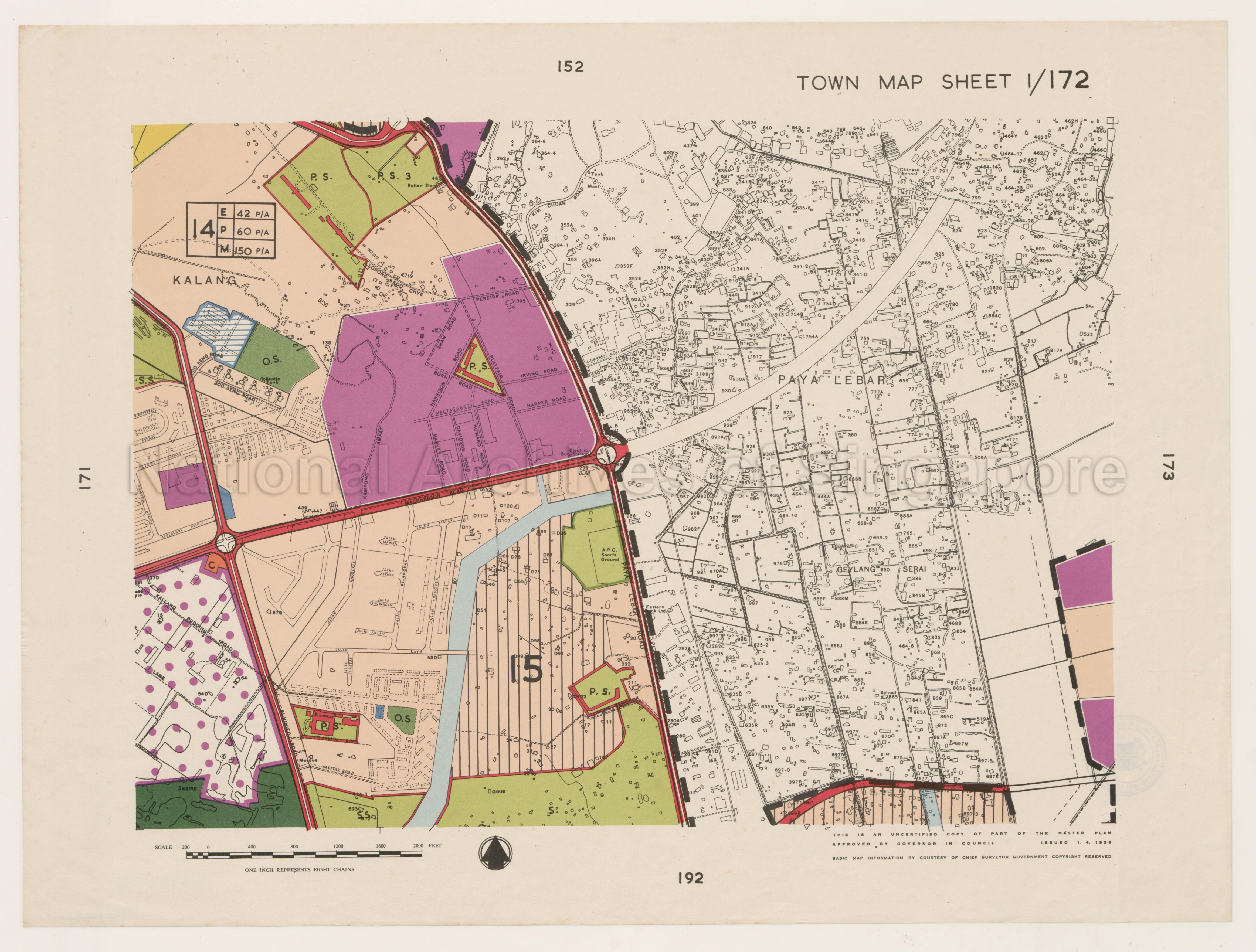 Build 172 Map Town Map Sheet 1/172