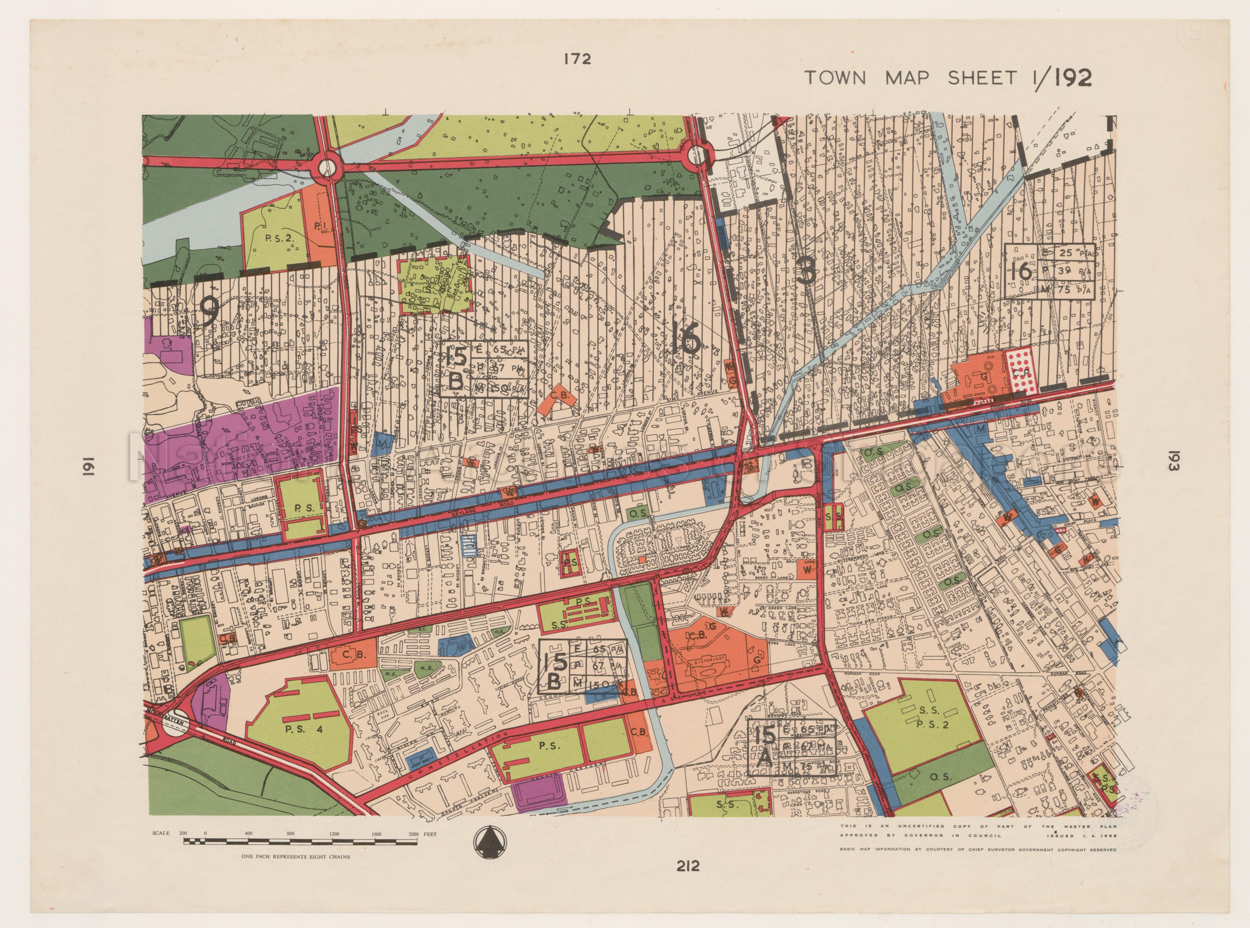 Town Map Sheet 1/192