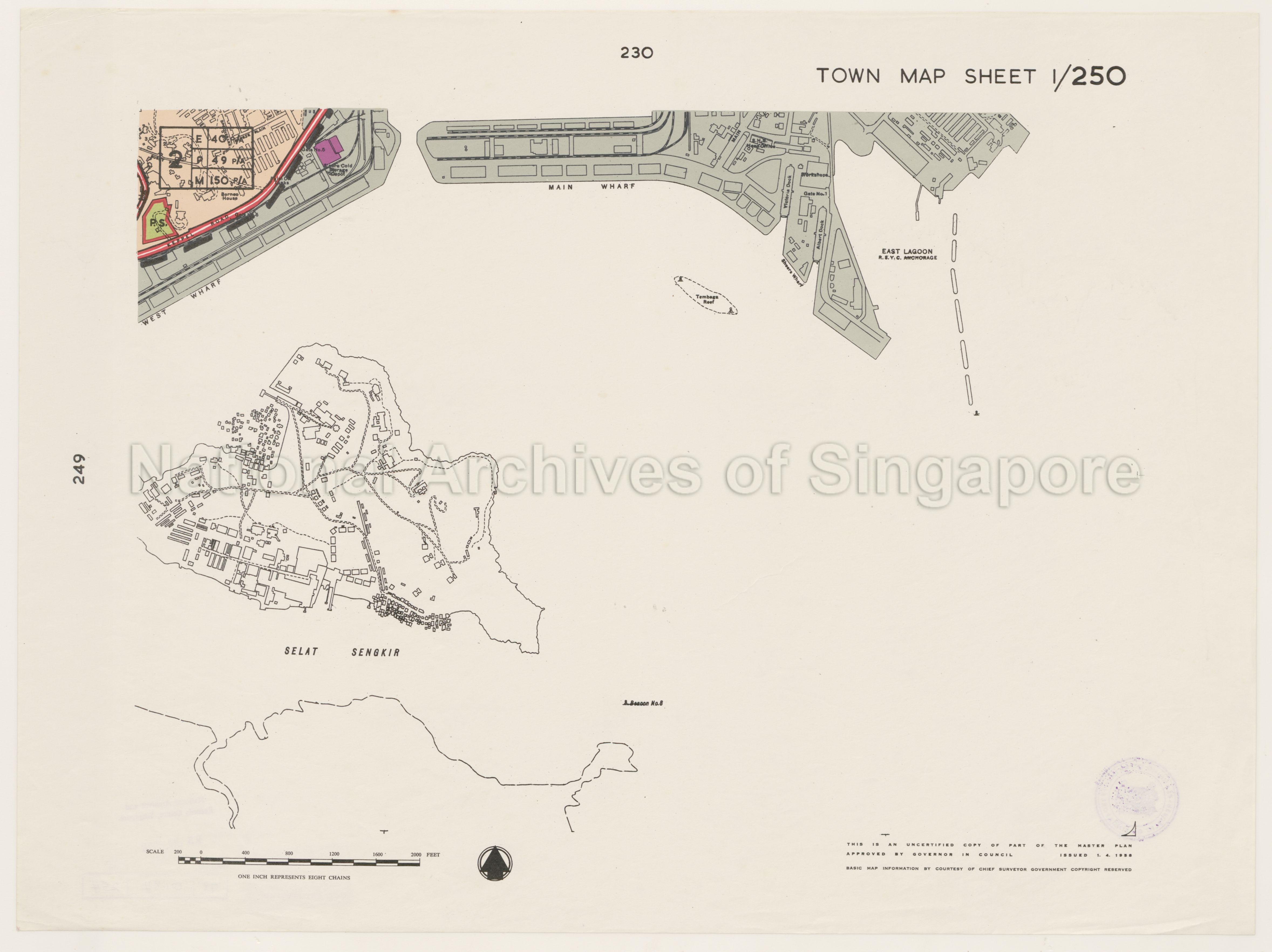 Town Map Sheet 1/250