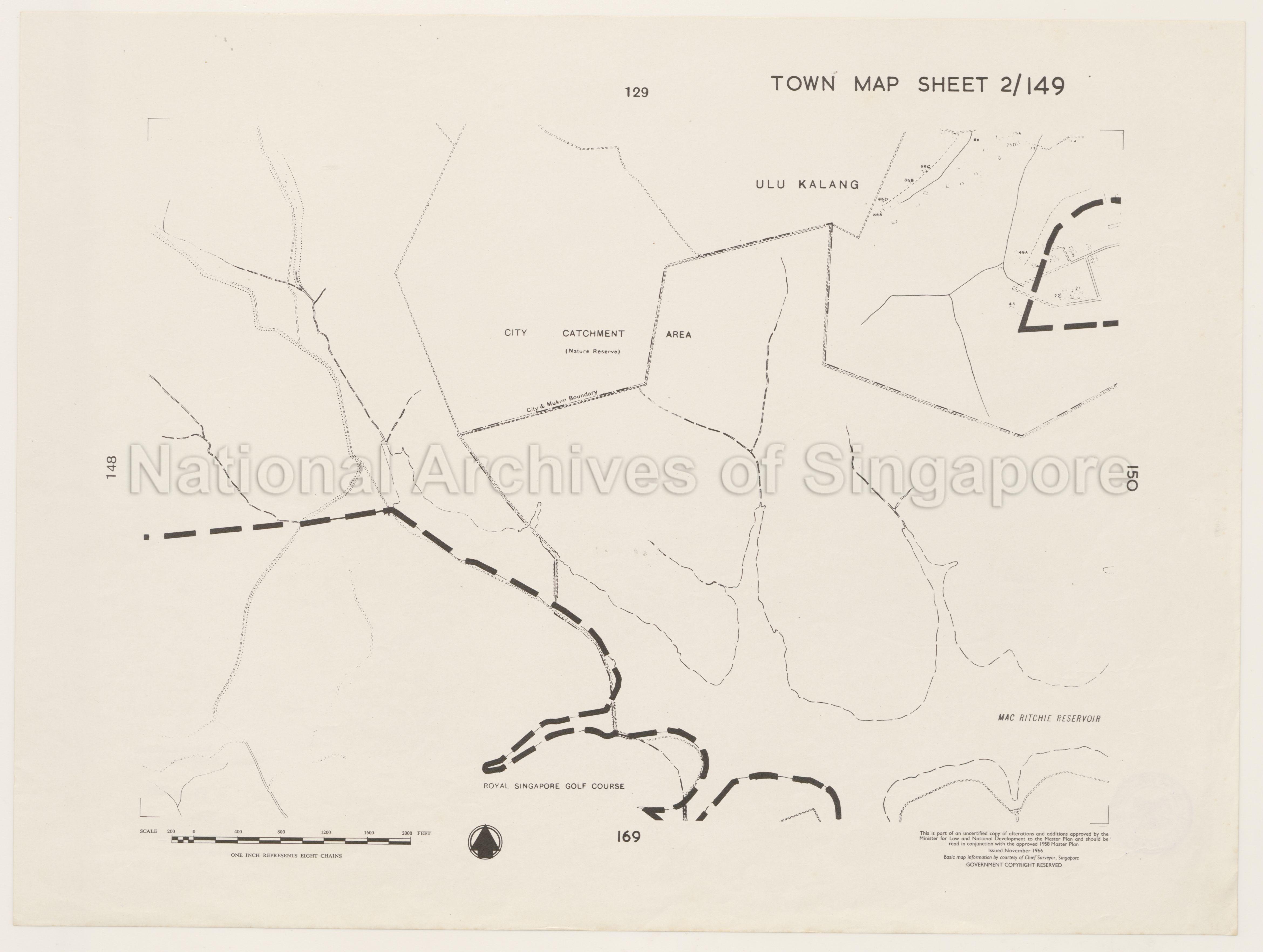 1958 Master Plan - Town Map Sheet 2/149