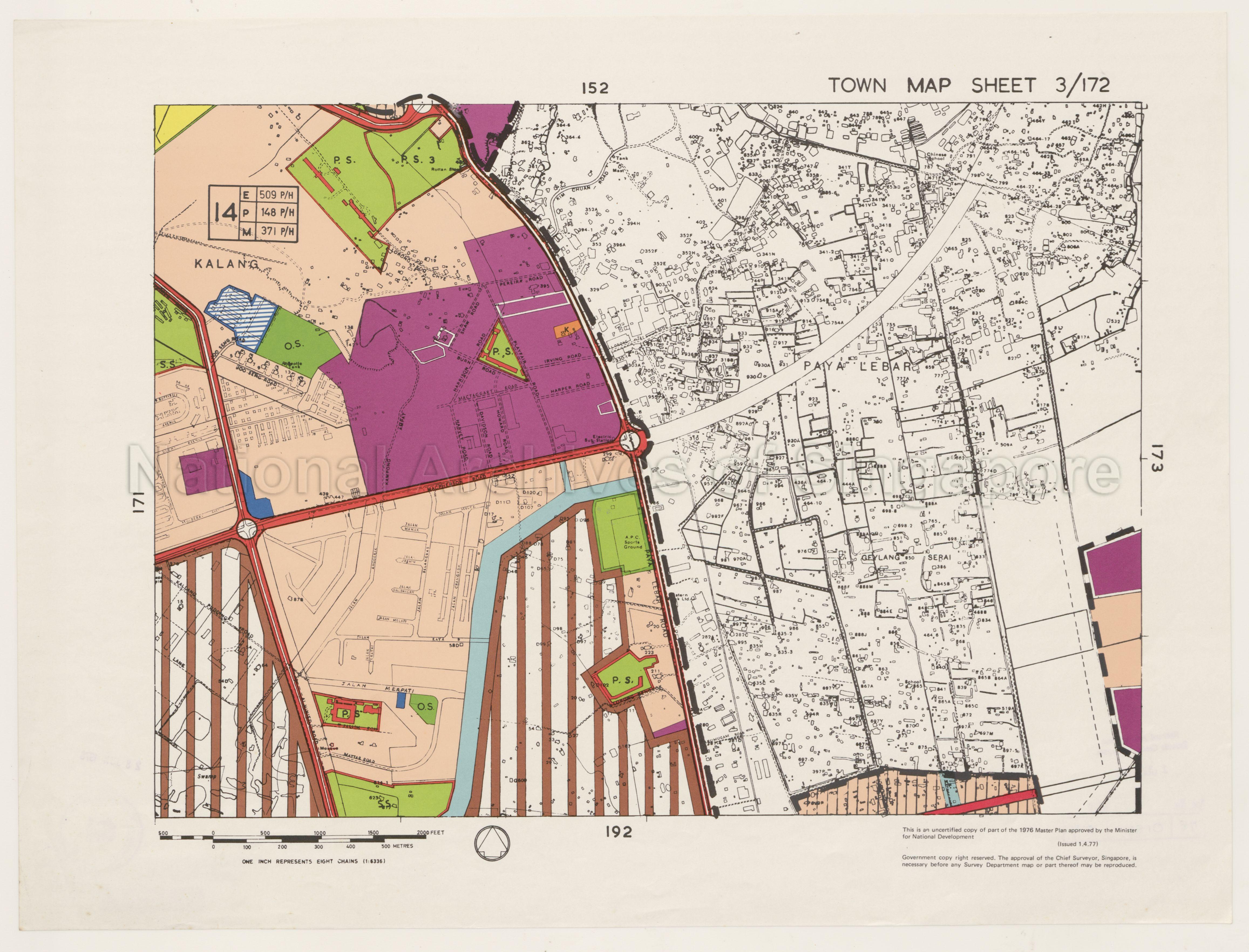 1976 Master Plan: Town Map Sheet 3/172