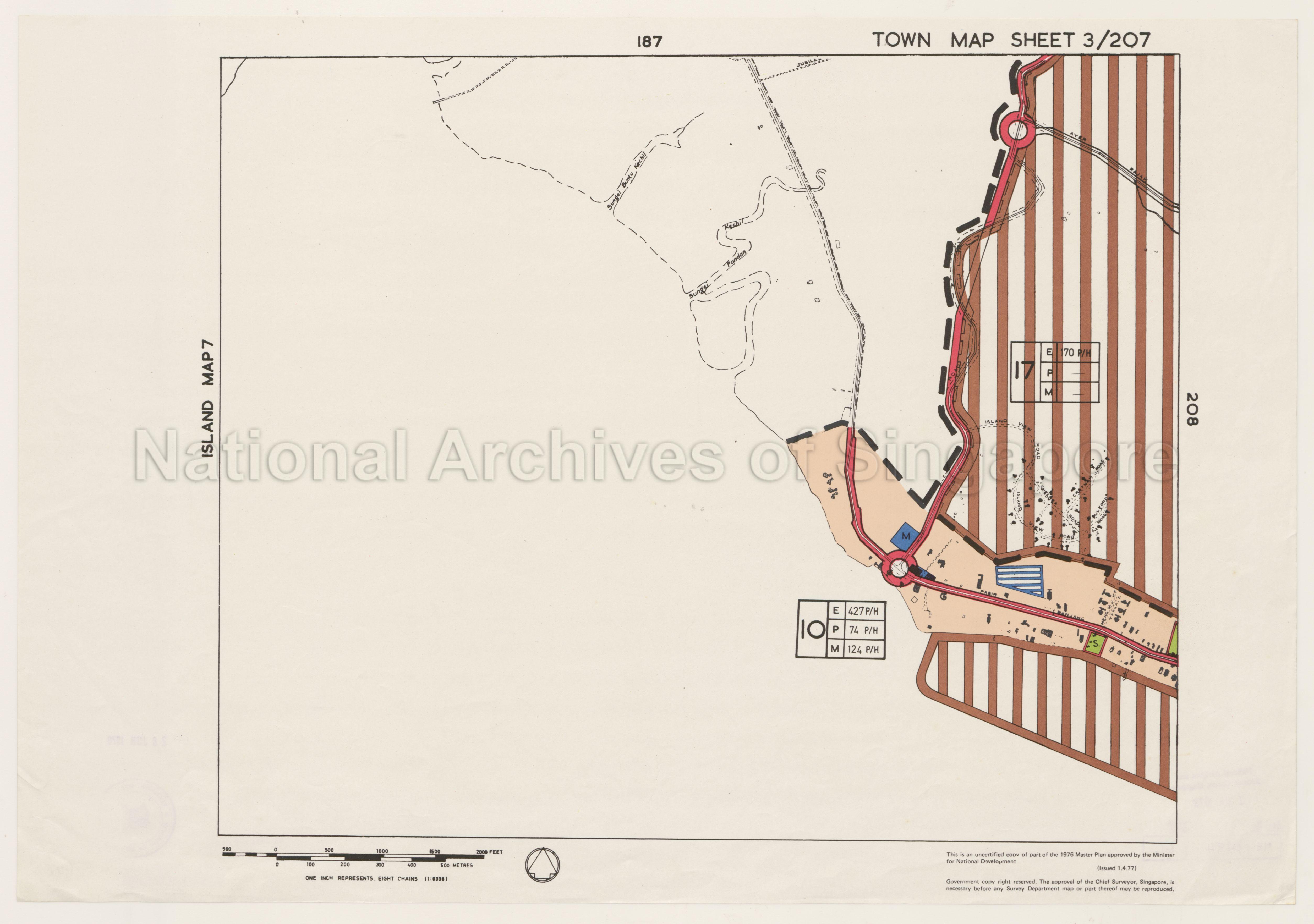 1976 Master Plan: Town Map Sheet 3/207
