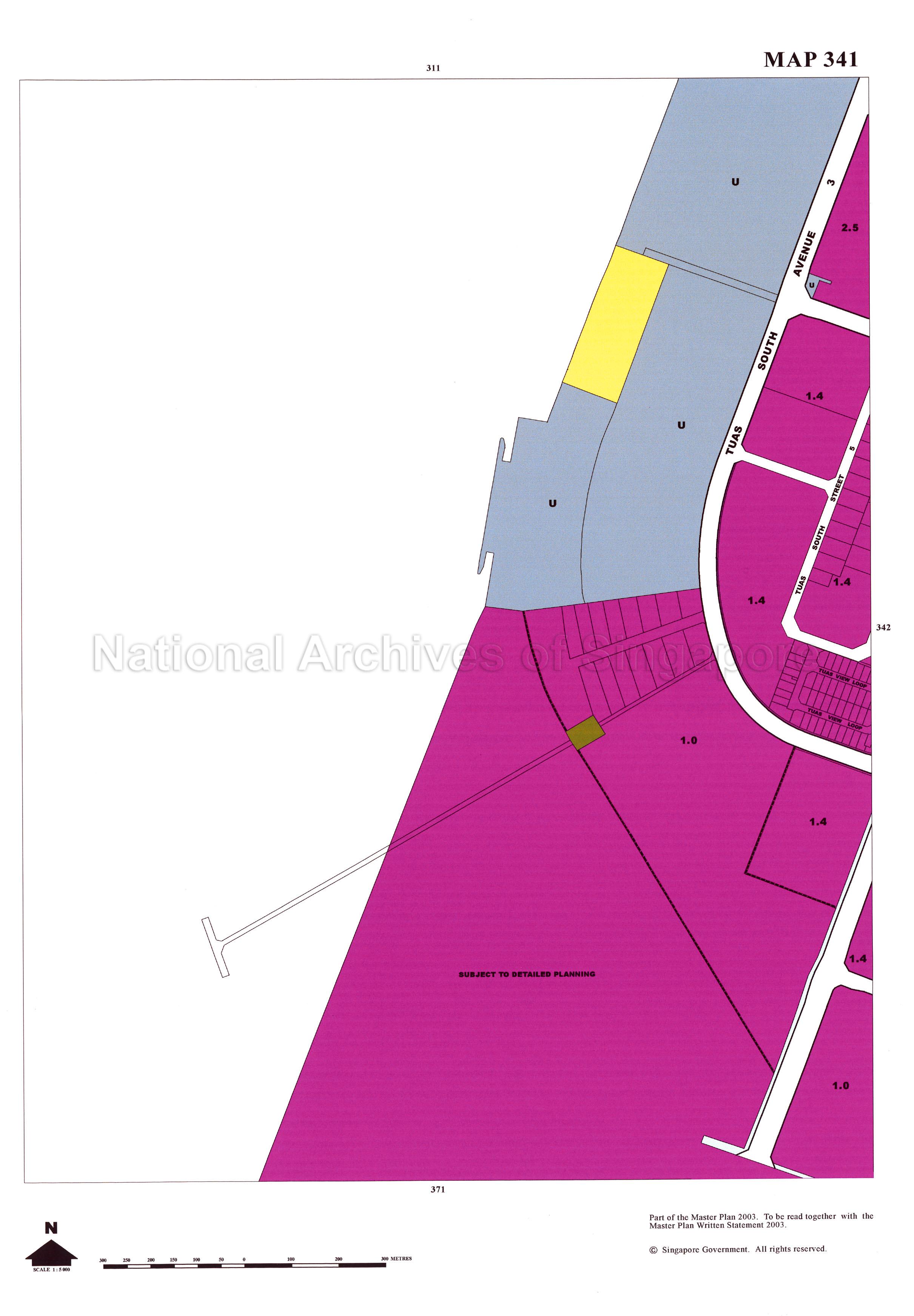 Master Plan 2003 Volume 2: Map 341