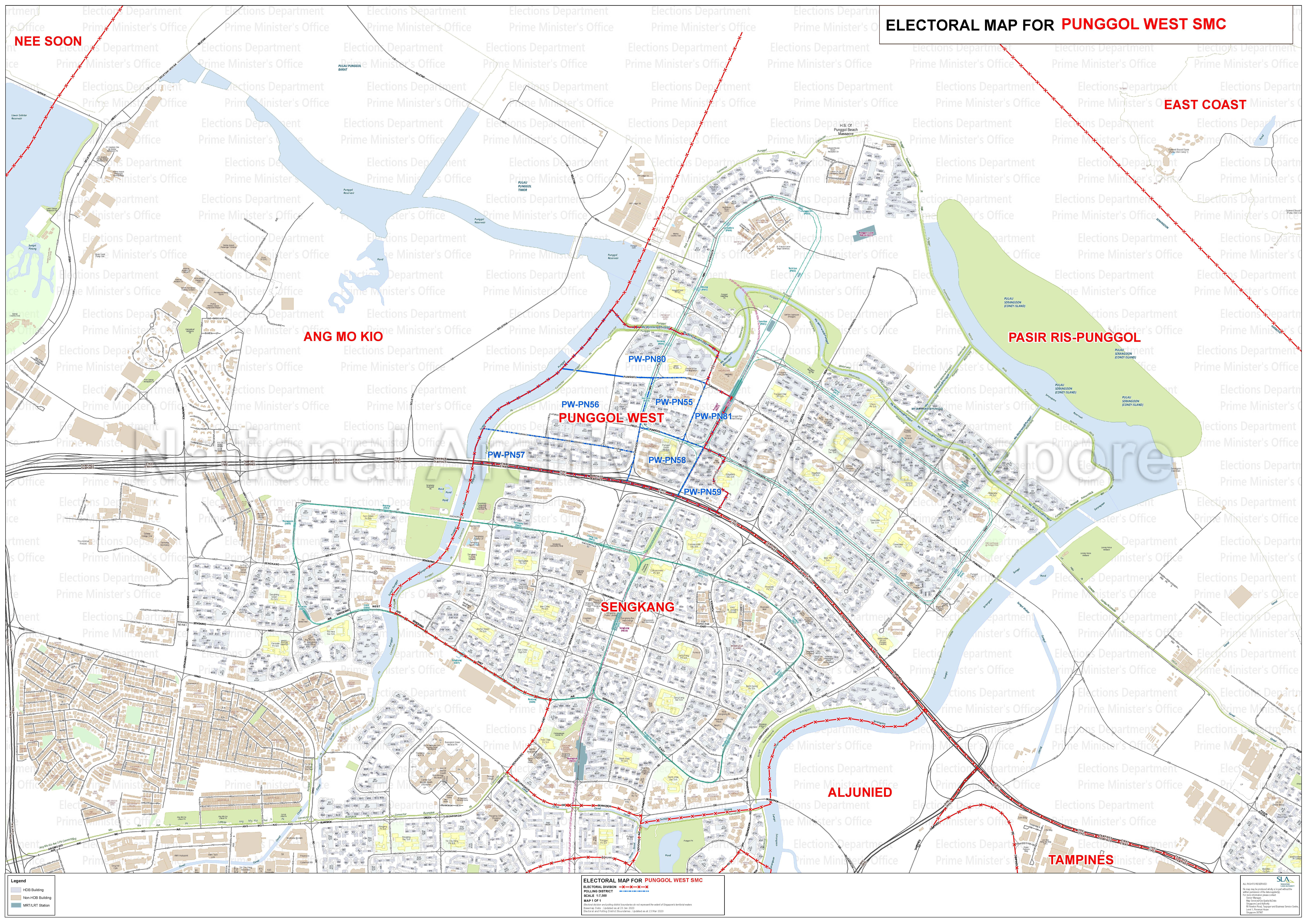 Ge2020 Map GE2020 Electoral Division & Polling District Boundary Maps