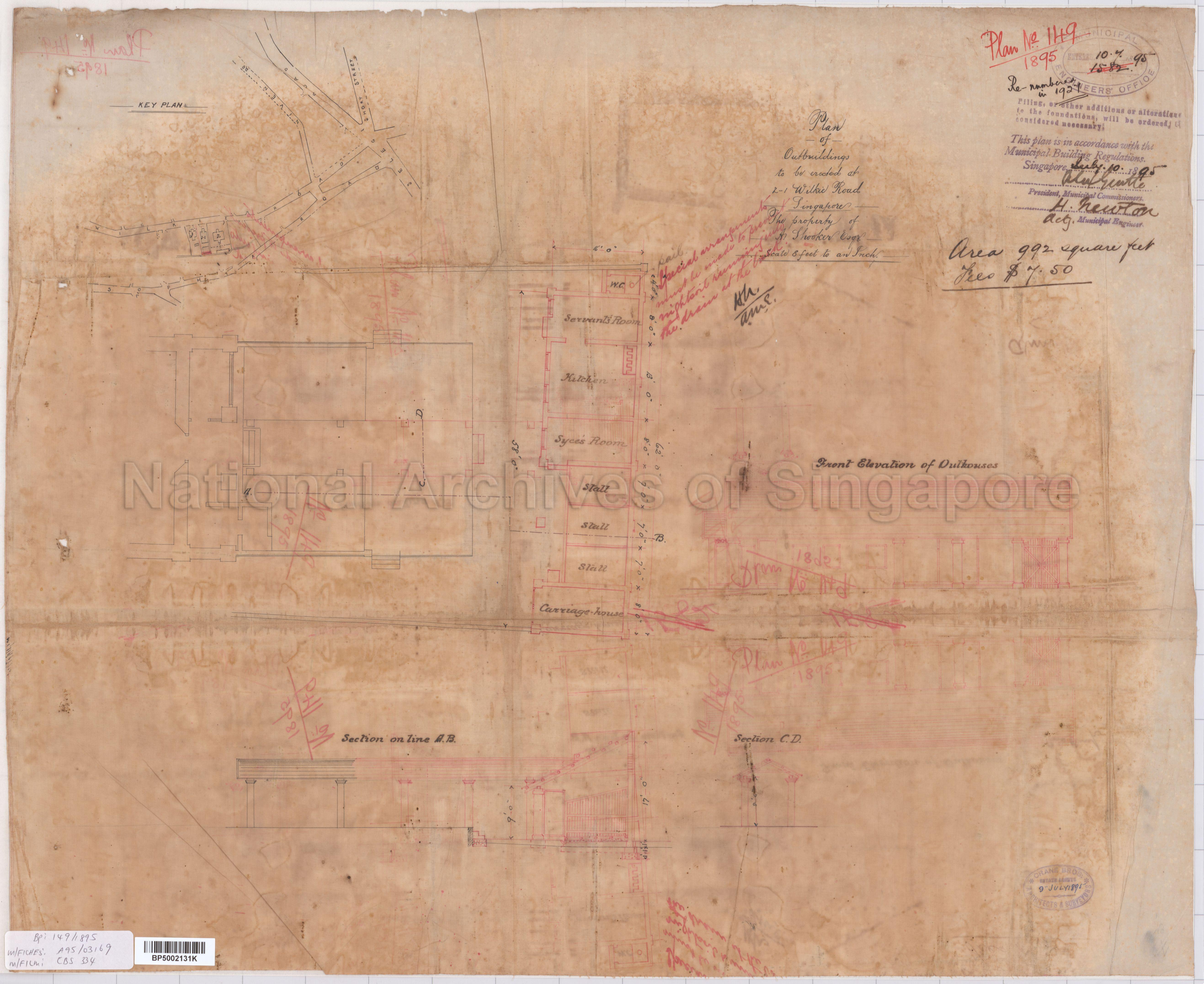 PLAN OF OUT BUILDINGS