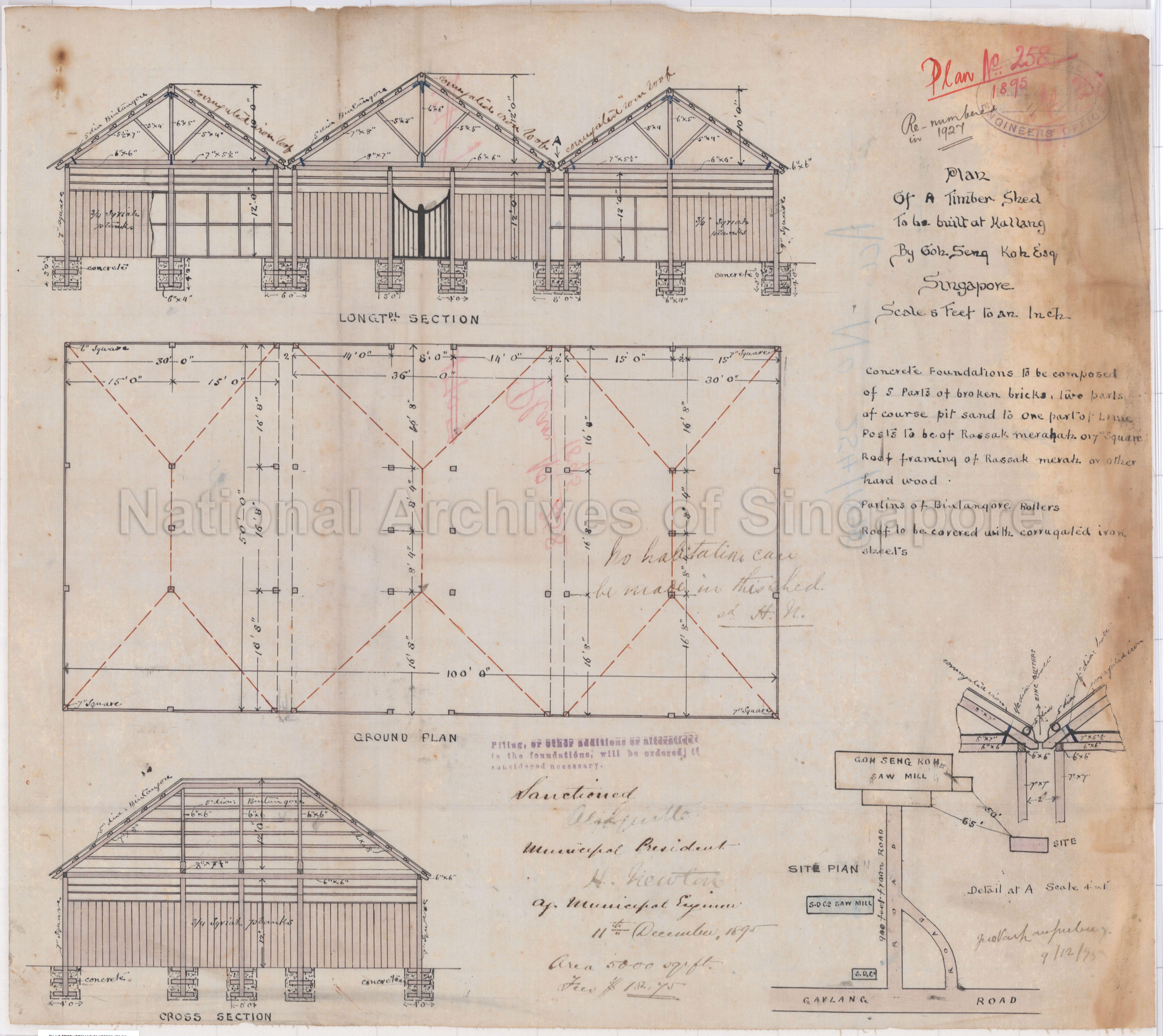 TIMBER SHED AT SAW MILL