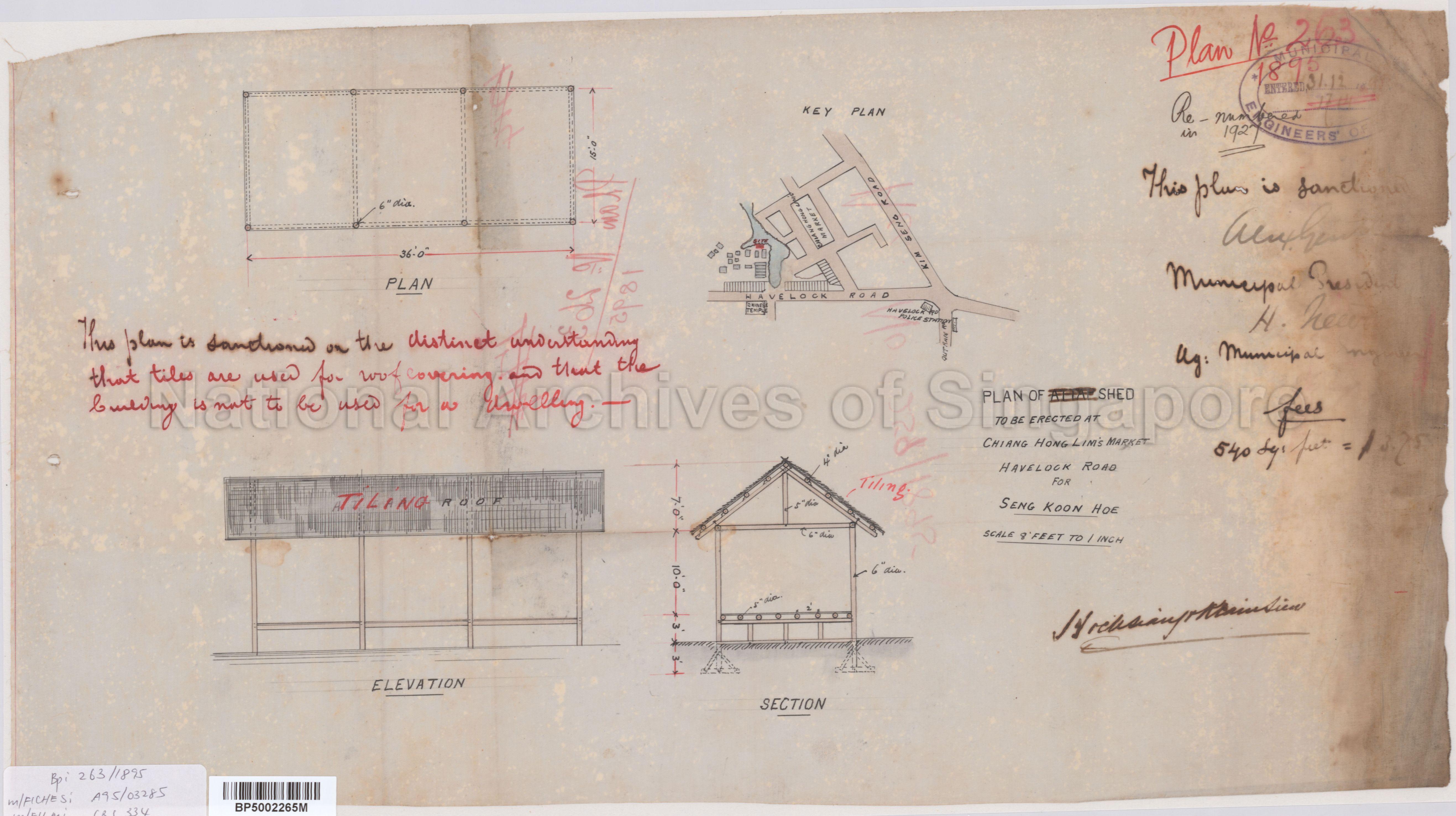 SHED AT CHIANG HONG LIM'S MARKET