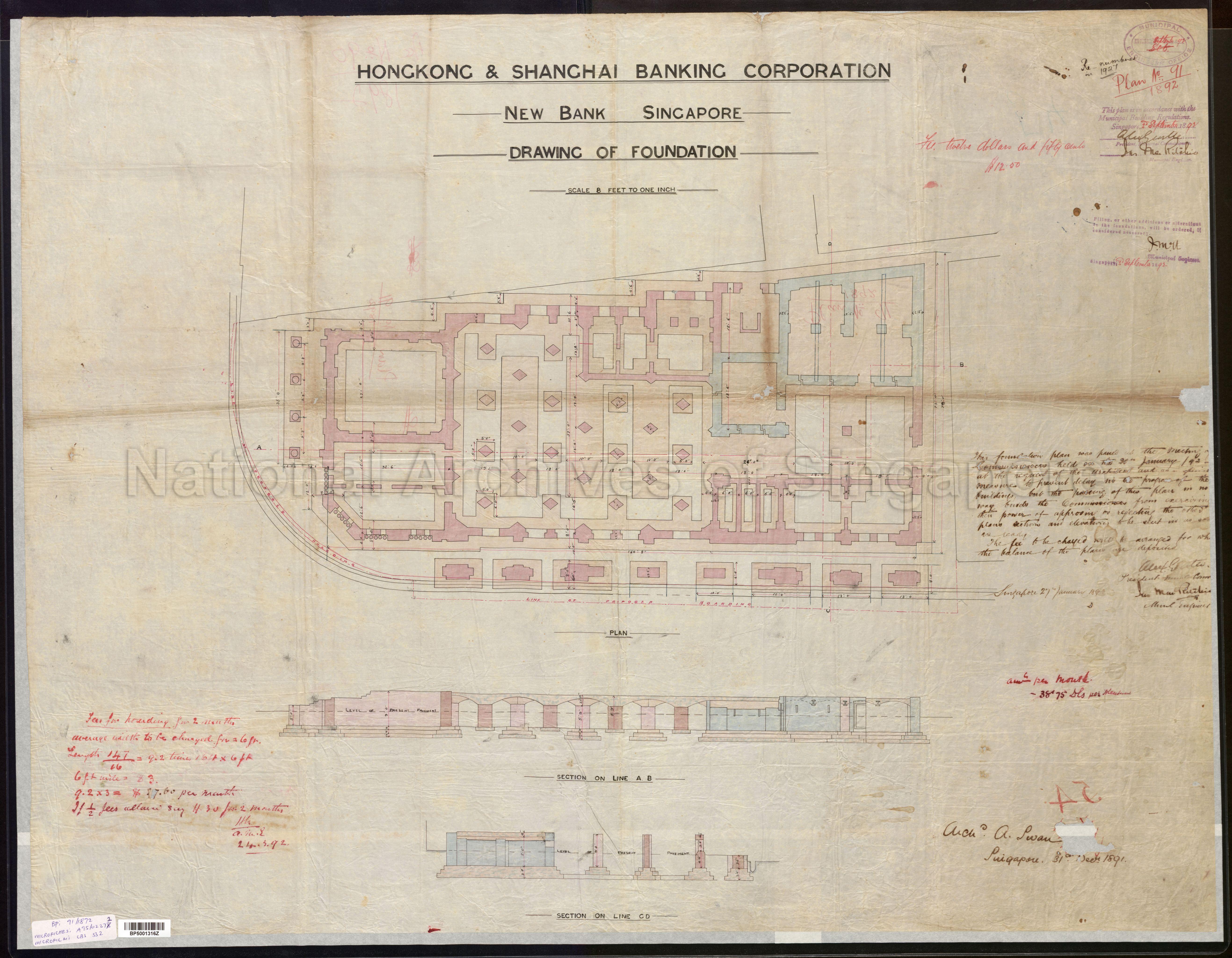 HONG KONG & SHANGHAI BANK CORPORATION - NEW BANK, PLAN,  …