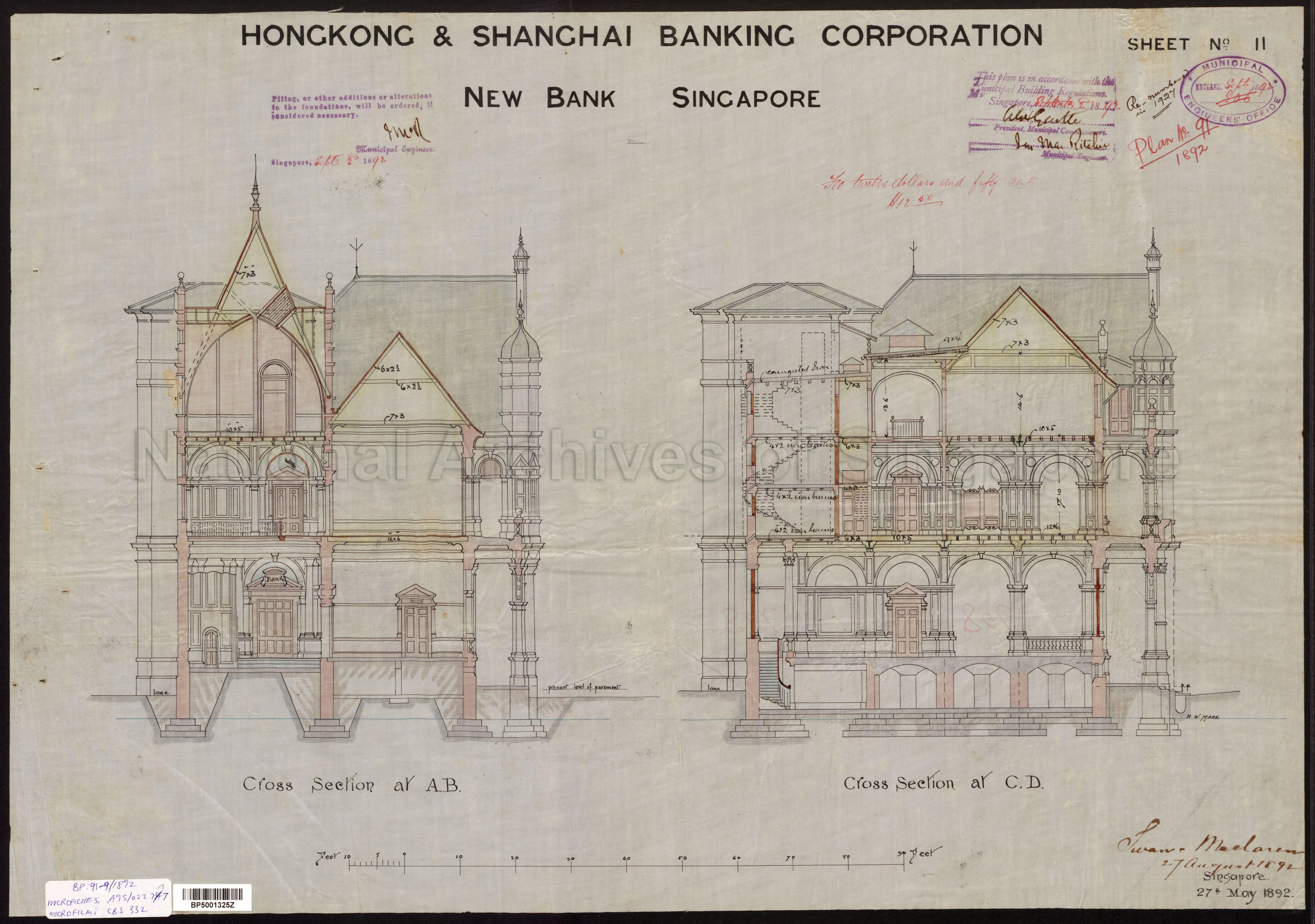 HONG KONG & SHANGHAI BANK CORPORATION - NEW BANK, CROSS  …
