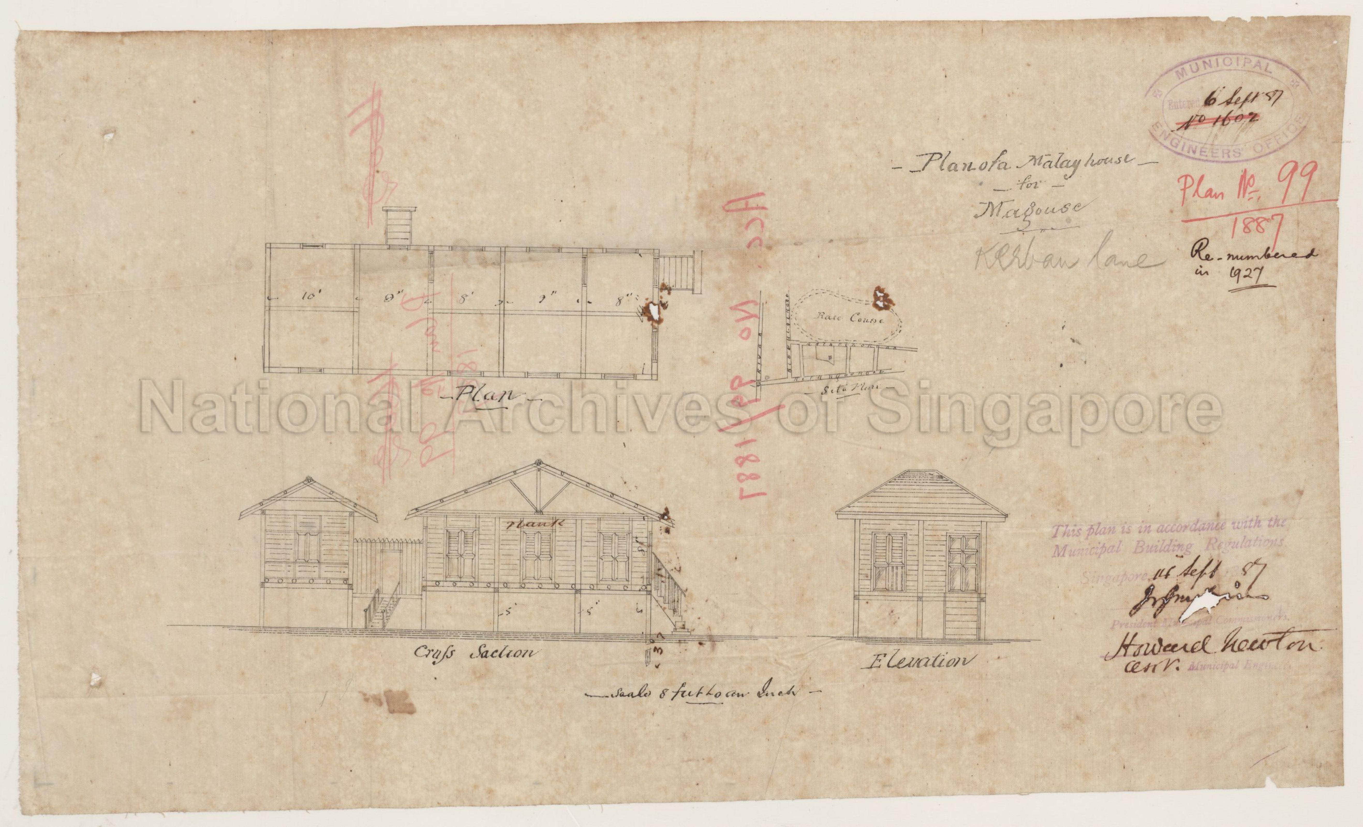 PLAN OF A MALAY HOUSE