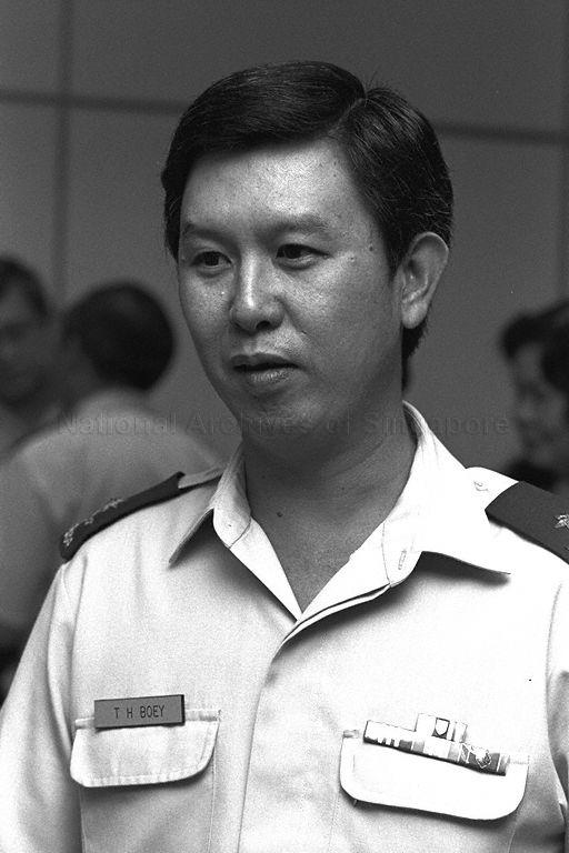 Officer at opening of Depot Road Camp