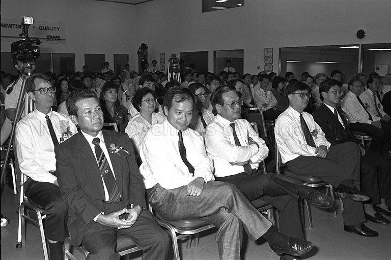Guests attending opening of DHL Air Express Centre at Tai Seng Drive