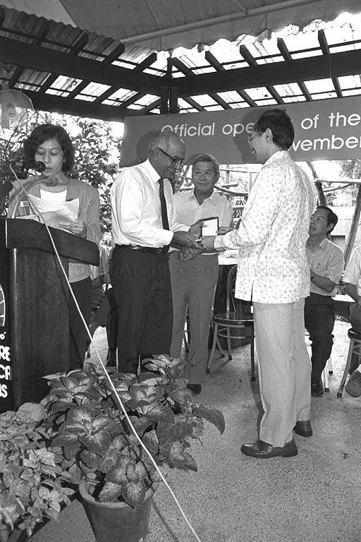 Taken at: Official opening of Children's World at Singapore Zoological Gardens Pictured: Minister for Information and the Arts and Second Minister for Foreign Affairs Brigadier-General (BG) George Yeo Yong-Boon and Executive Chairman of Singapore Zoological Garden Dr Ong Swee Law