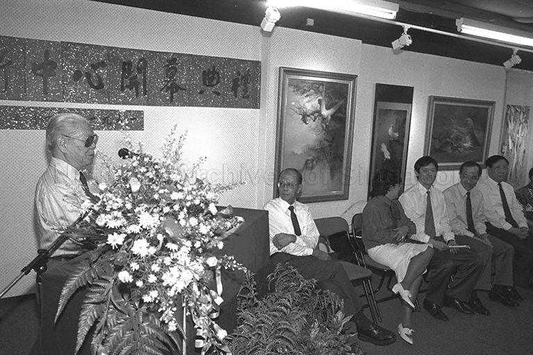 Taken at: Opening of Riverwalk Art Centre at 20 Upper Circular Road Pictured: Minister for Information and the Arts and Second Minister for Foreign Affairs Brigadier-General (BG) George Yeo Yong-Boon