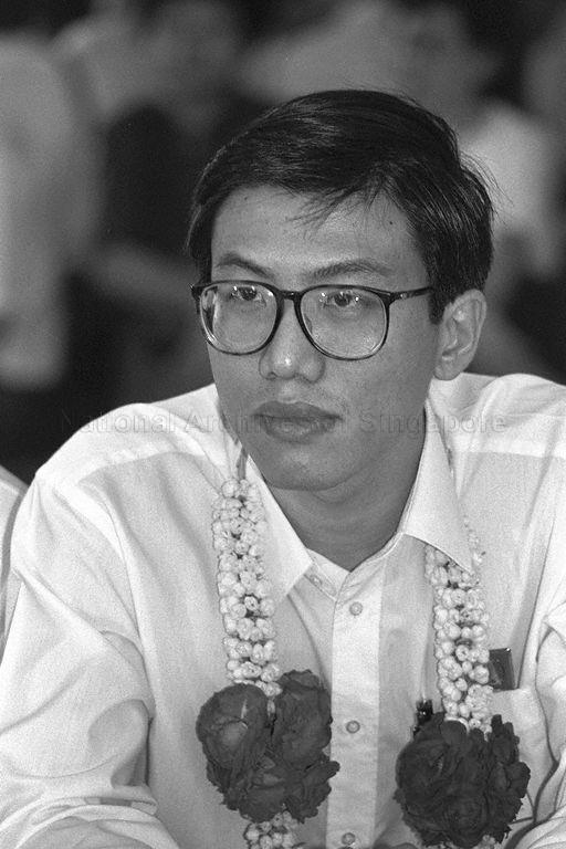 Close-up view of Singapore Democratic Party (SDP) candidate Dr Chee Soon Juan at Tao Nan School on nomination day for by-election in Marine Parade Group Representation Constituency (GRC)