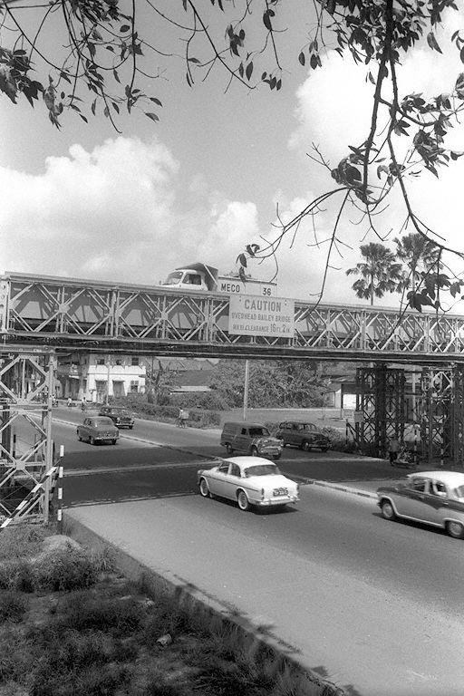 OVERHEAD BRIDGE AT UPPER SERANGOON ROAD UNDER CONSTRUCTION