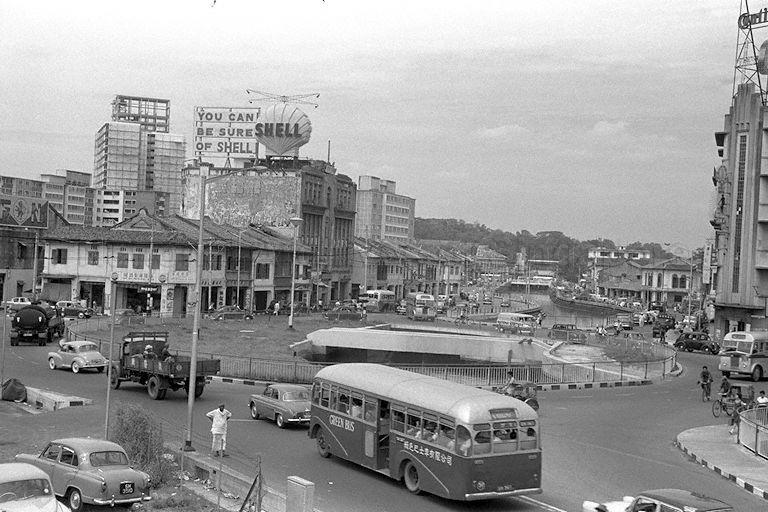 View of circus at Rochor Canal Road, Jalan Besar, Sungei Road, Rochor Road and Bencoolen Street.