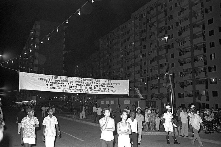 RESIDENTS ARRIVE FOR OPENING OF EVERTON PARK HOUSING ESTATE