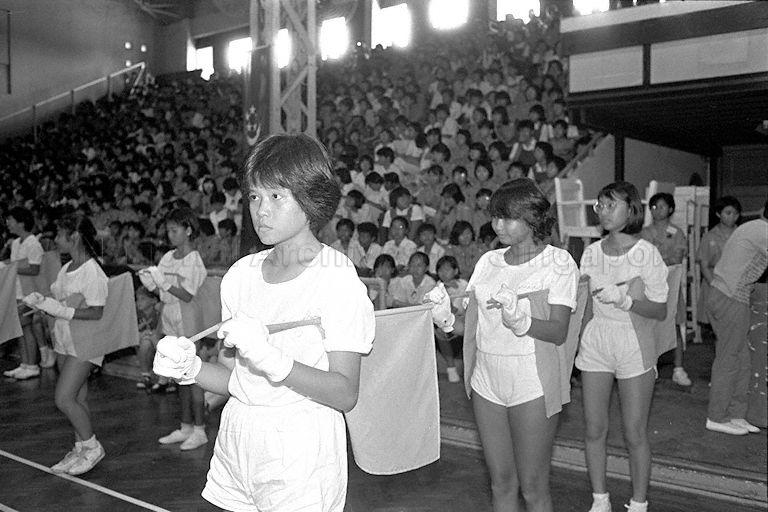 Performance during Singapore Girl Guides Association's 70th anniversary celebration held at Singapore Badminton Hall