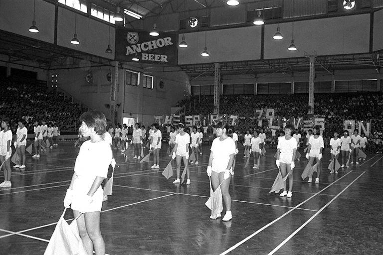 Performance during Singapore Girl Guides Association's 70th anniversary celebration held at Singapore Badminton Hall