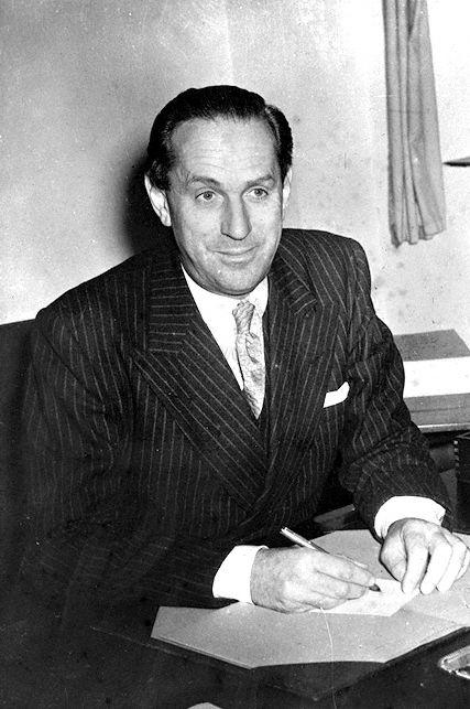 Reproduction of photo of Mr Alan Lennox-Boyd, British Secretary of State for the Colonies