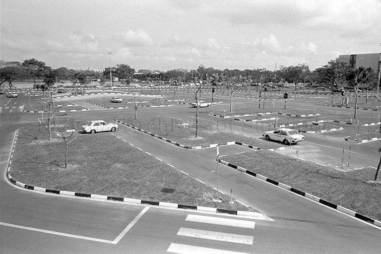 View of the test circuit at the newly opened Kampong Ubi Driving Test Centre