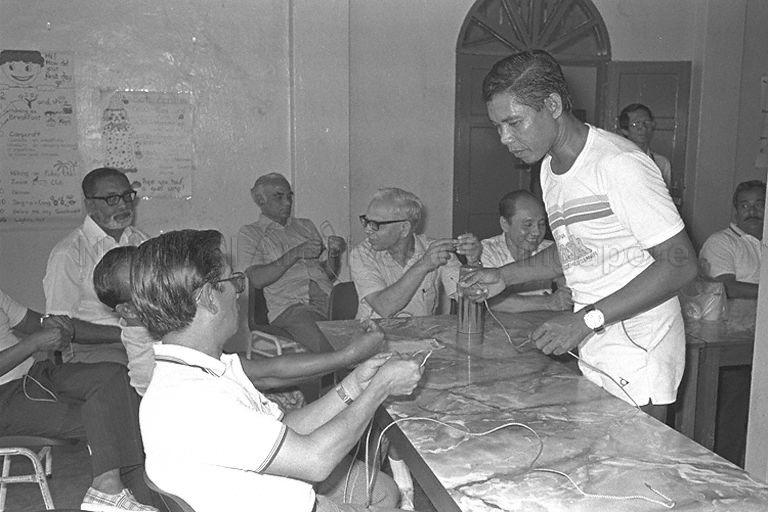 View of activities at the 3-day "Principals Camp" held at Junior Sailing Club, Pier Road, Changi Point