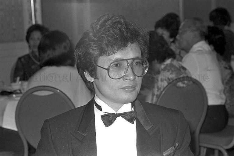 Taiwan celebrity Chin Hsiang (Xiang) Lin at the Singapore Leprosy Relief Association's 31st anniversary charity dinner and variety show held at Dynasty Hotel