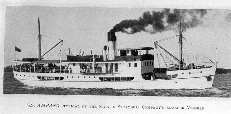 "SS Ampang", a smaller vessel of the Straits Steamship Company