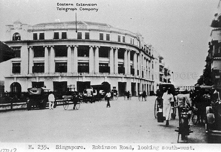 The Eastern Extension Telegraph Company building which was later known as Cable and Wireless Building. In 1995, the building became the Telecommunications Authority of Singapore building, given conservation status in 2000 and became Ogilvy Centre in 2001. The building is being restored and refurbished as a hotel (Sofitel So Singapore) set to open in 2013.