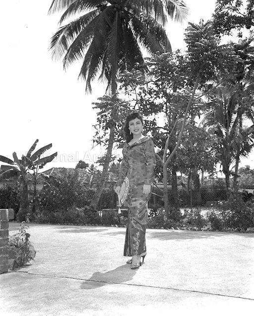 Famous Malay film actress Maria Menado